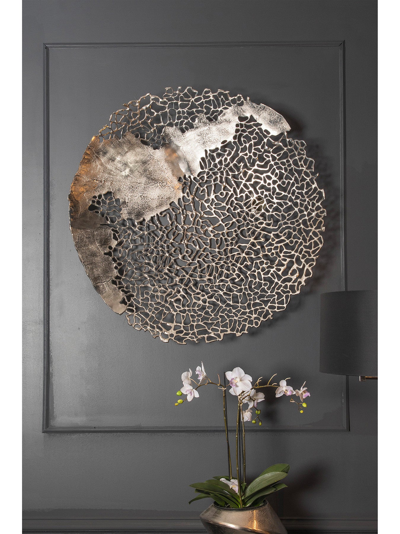 Apo Coral Aluminium Wall Plaque