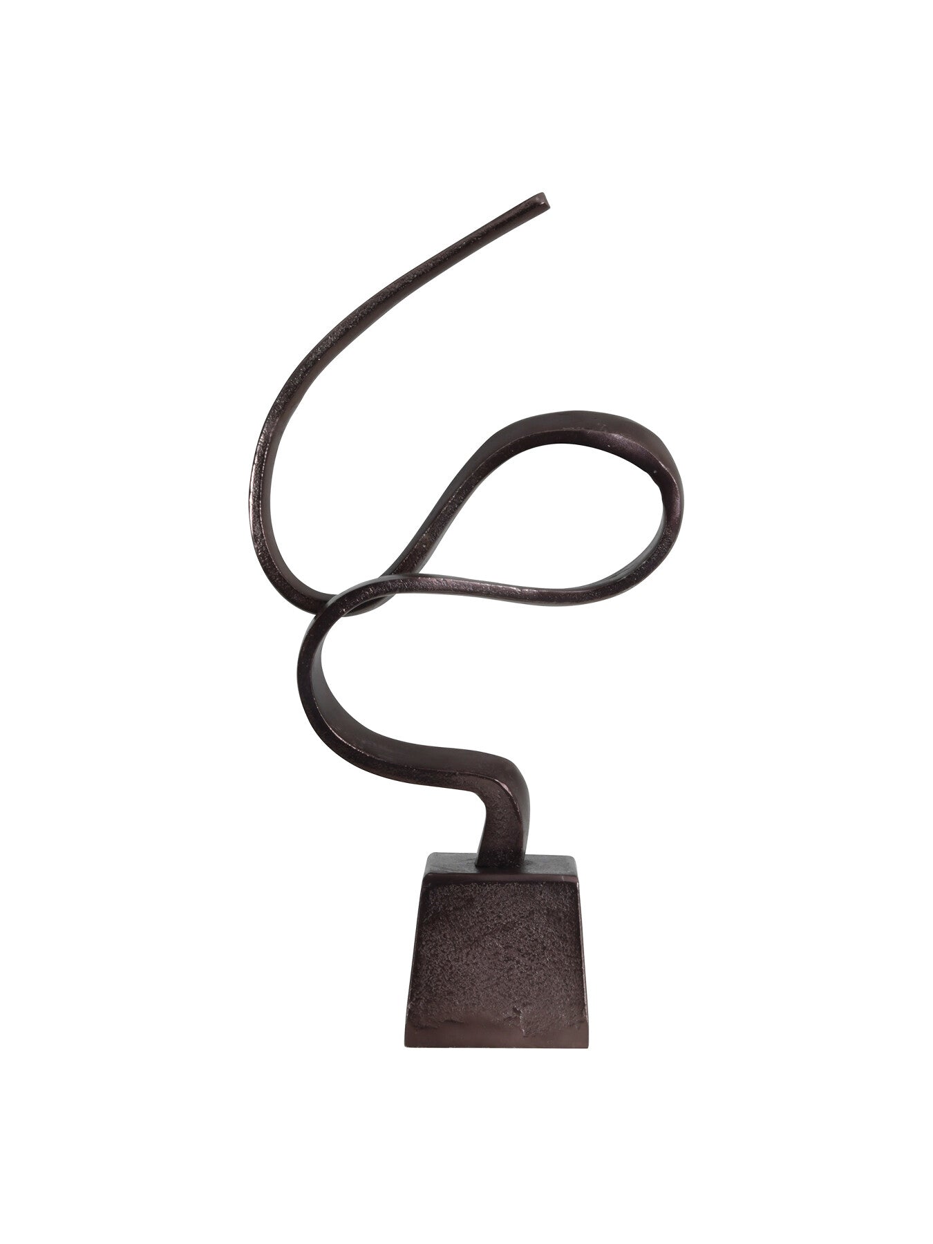 Metallic Aluminium Wellness Sculpture on Base