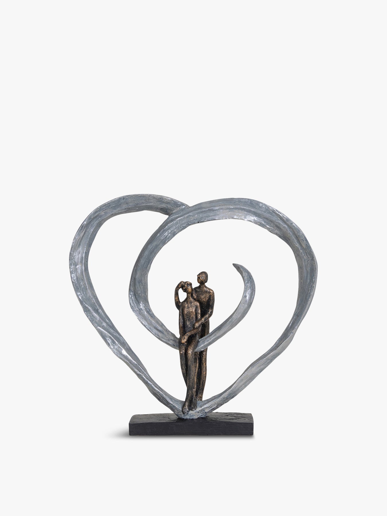 Love Sculpture In Circular Heart