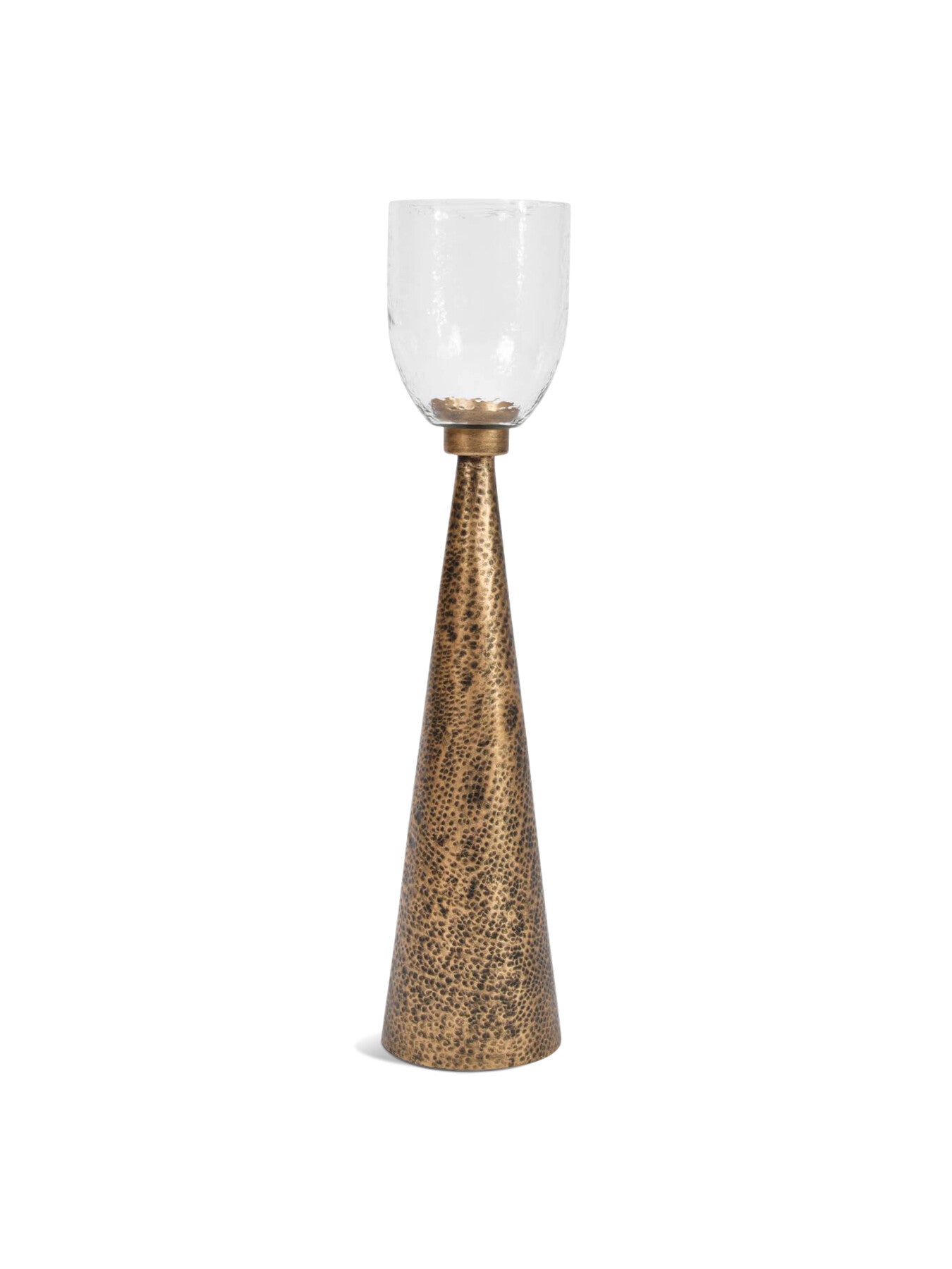 Sandbanks Iron and Hammered Glass Hurricane Large 79cm F
