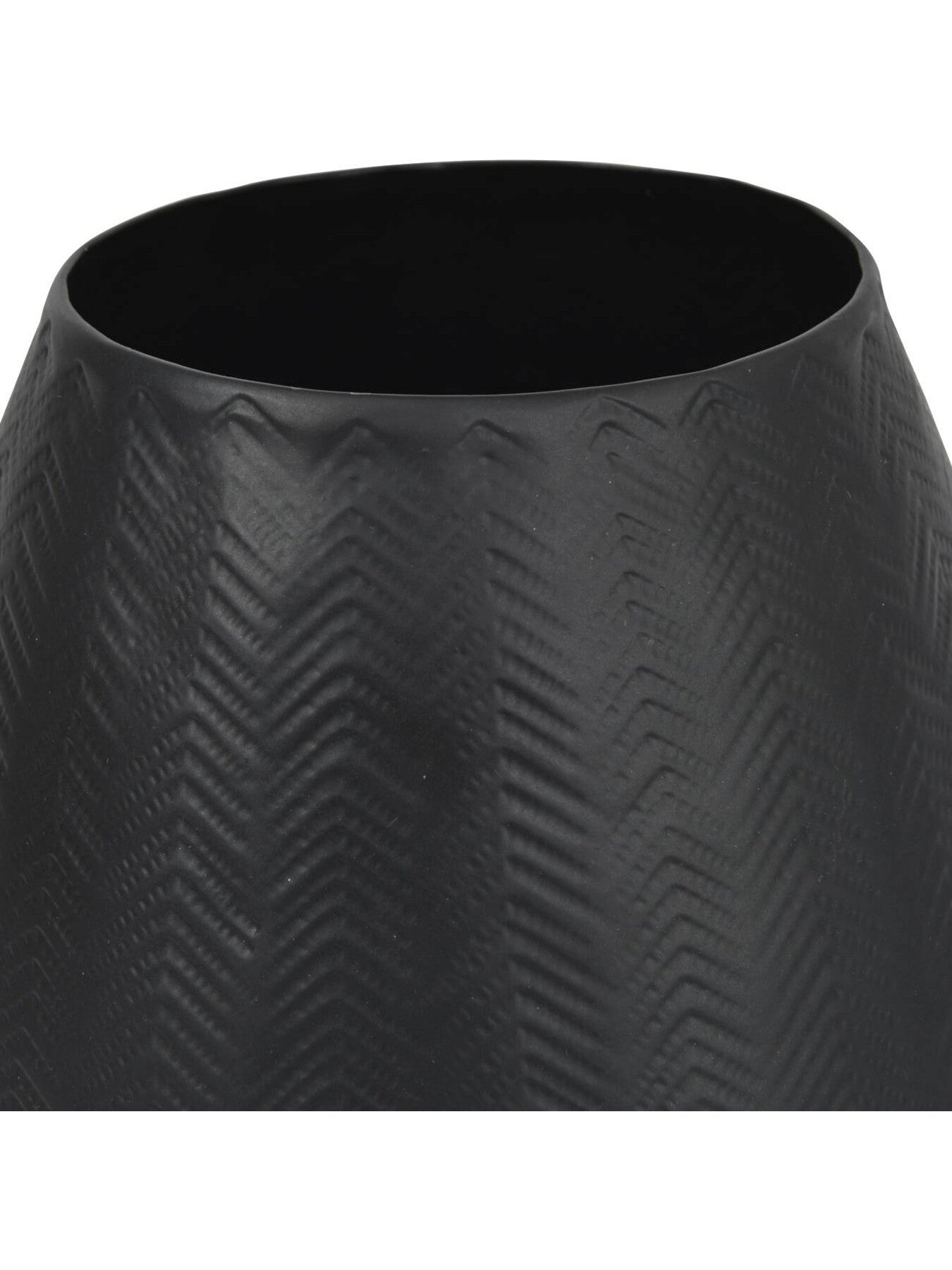 Herringbone Tapered 41cm Vase