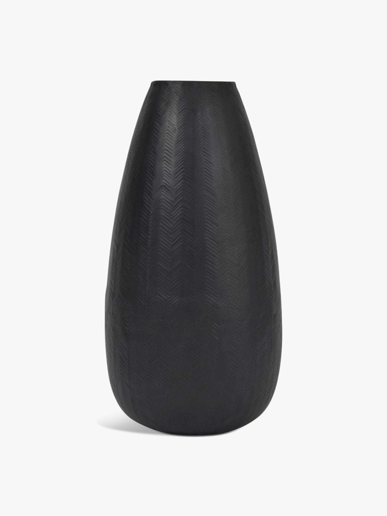 Herringbone Tapered 41cm Vase