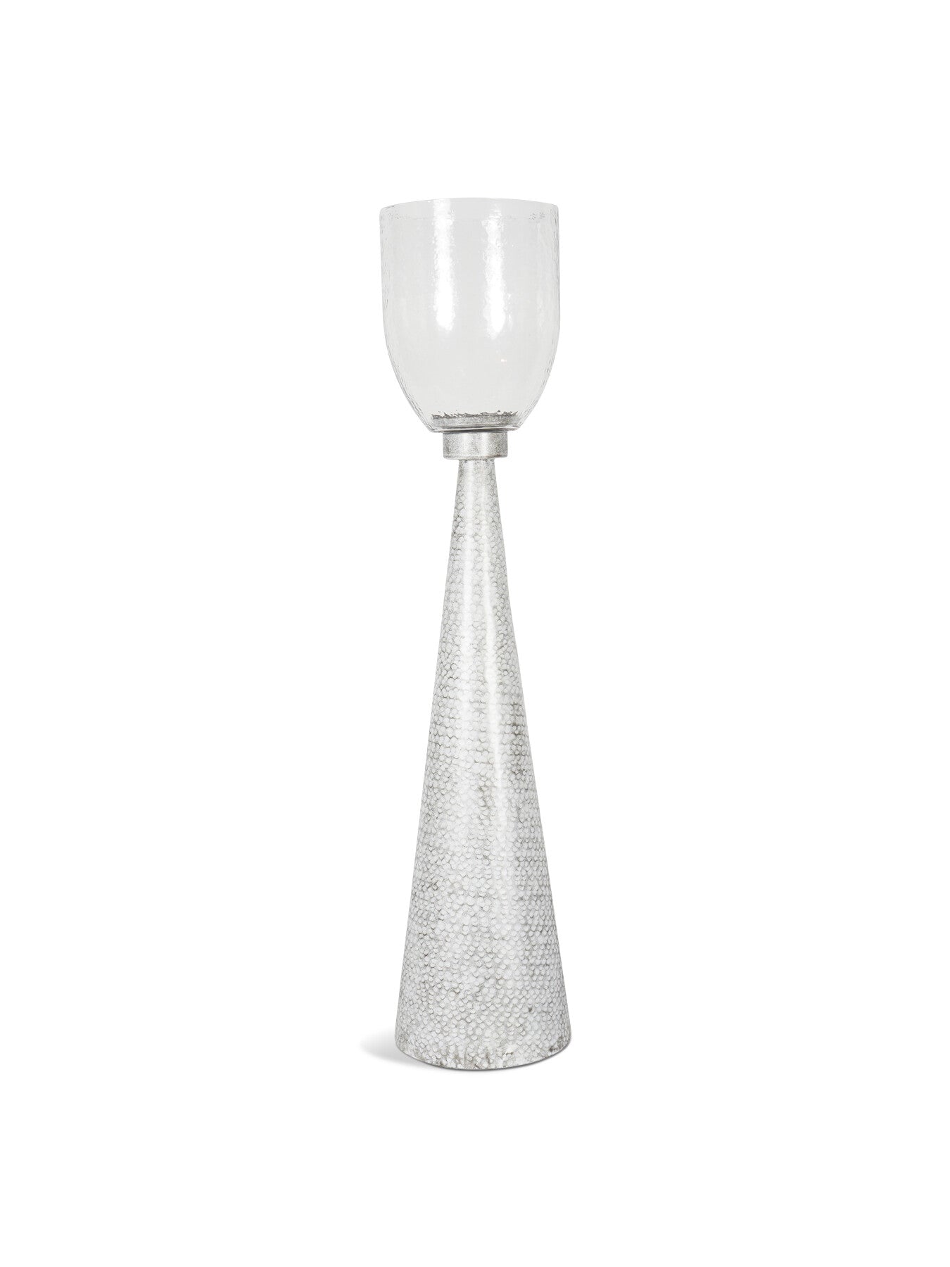 Sandbanks Iron and Hammered Glass Hurrica