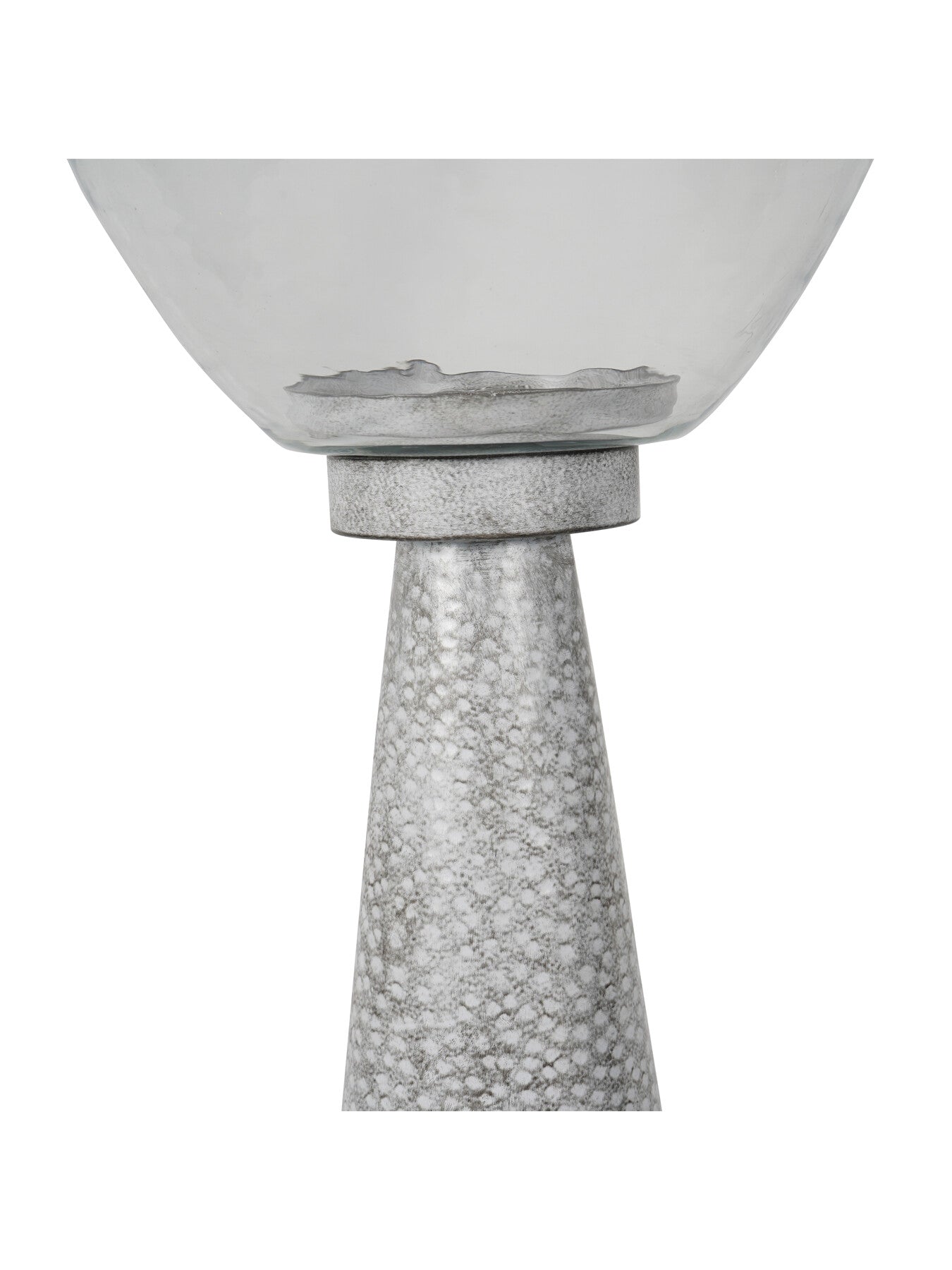 Sandbanks Iron and Hammered Glass Hurrica