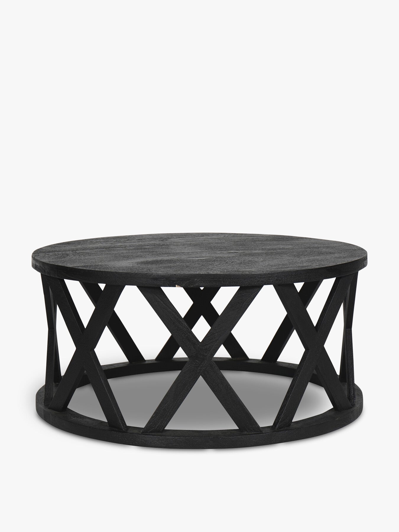 Cali Solid Wooden Coffee Table in Black