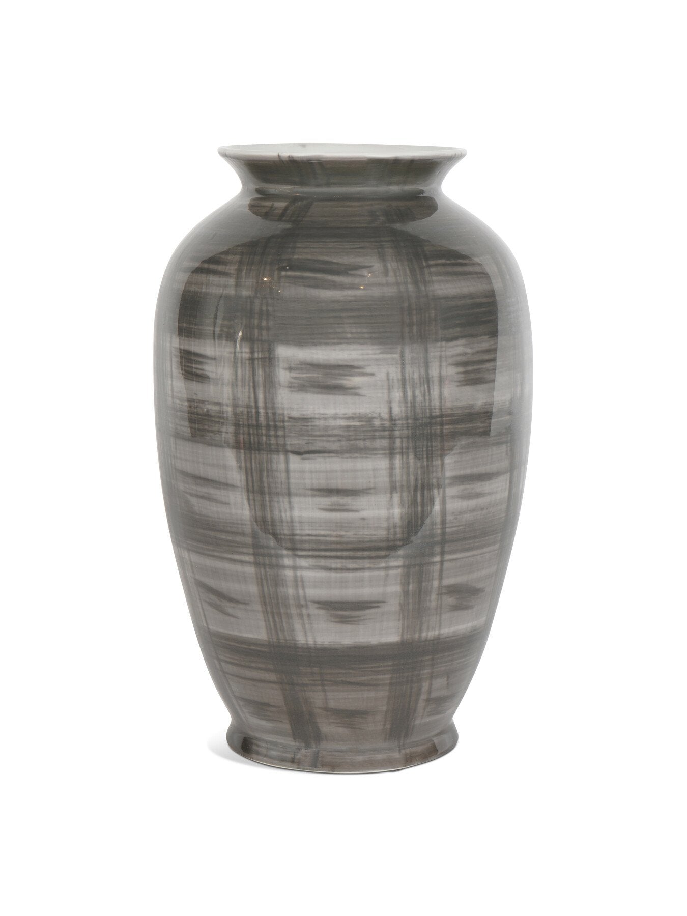 Crosshatch Ceramic Vase 34cm