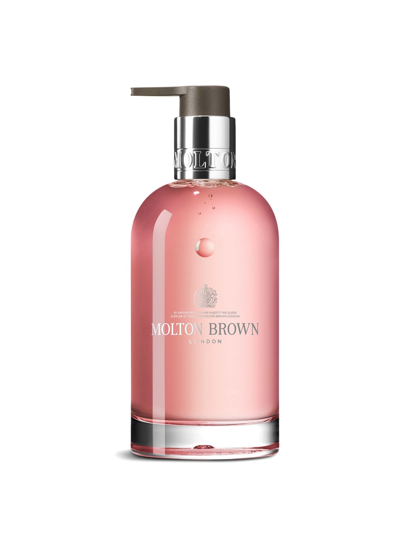 Delicious Rhubarb Rose Fine Liquid Hand Wash Glass Bottle