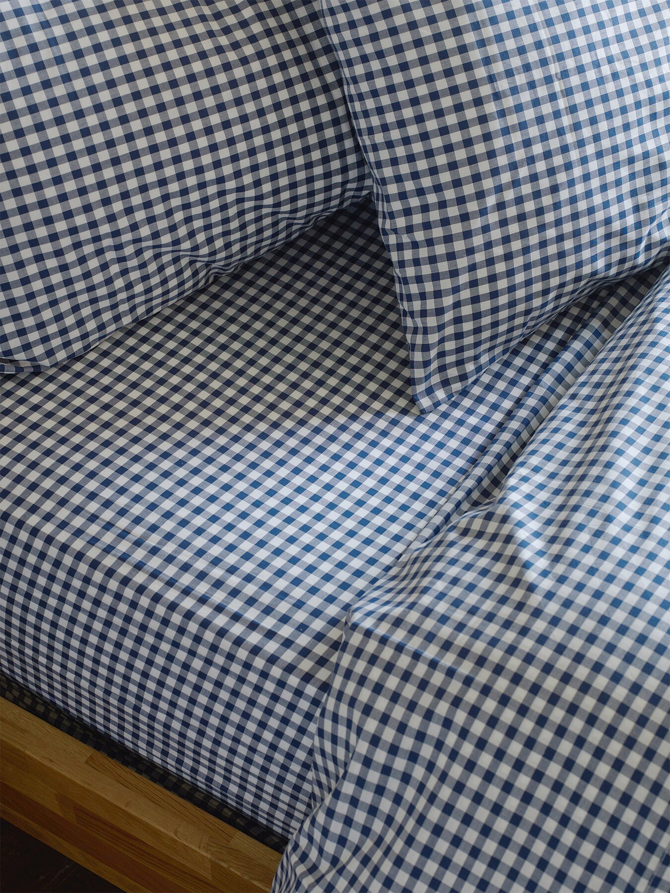 Small Gingham Check Fitted Sheet