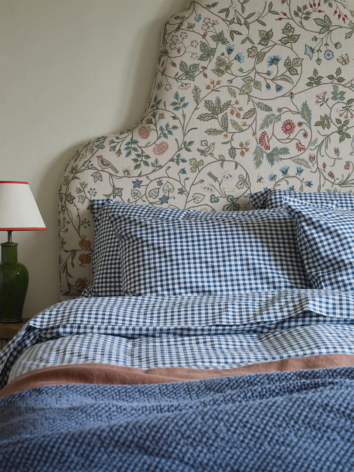 Small Gingham Check Pillowcase Pair