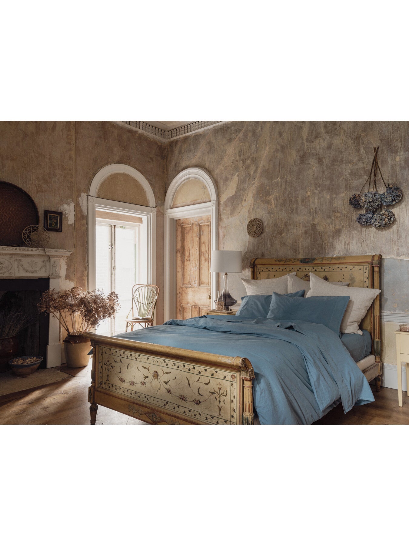 Cove Washed Cotton Percale Duvet Cover