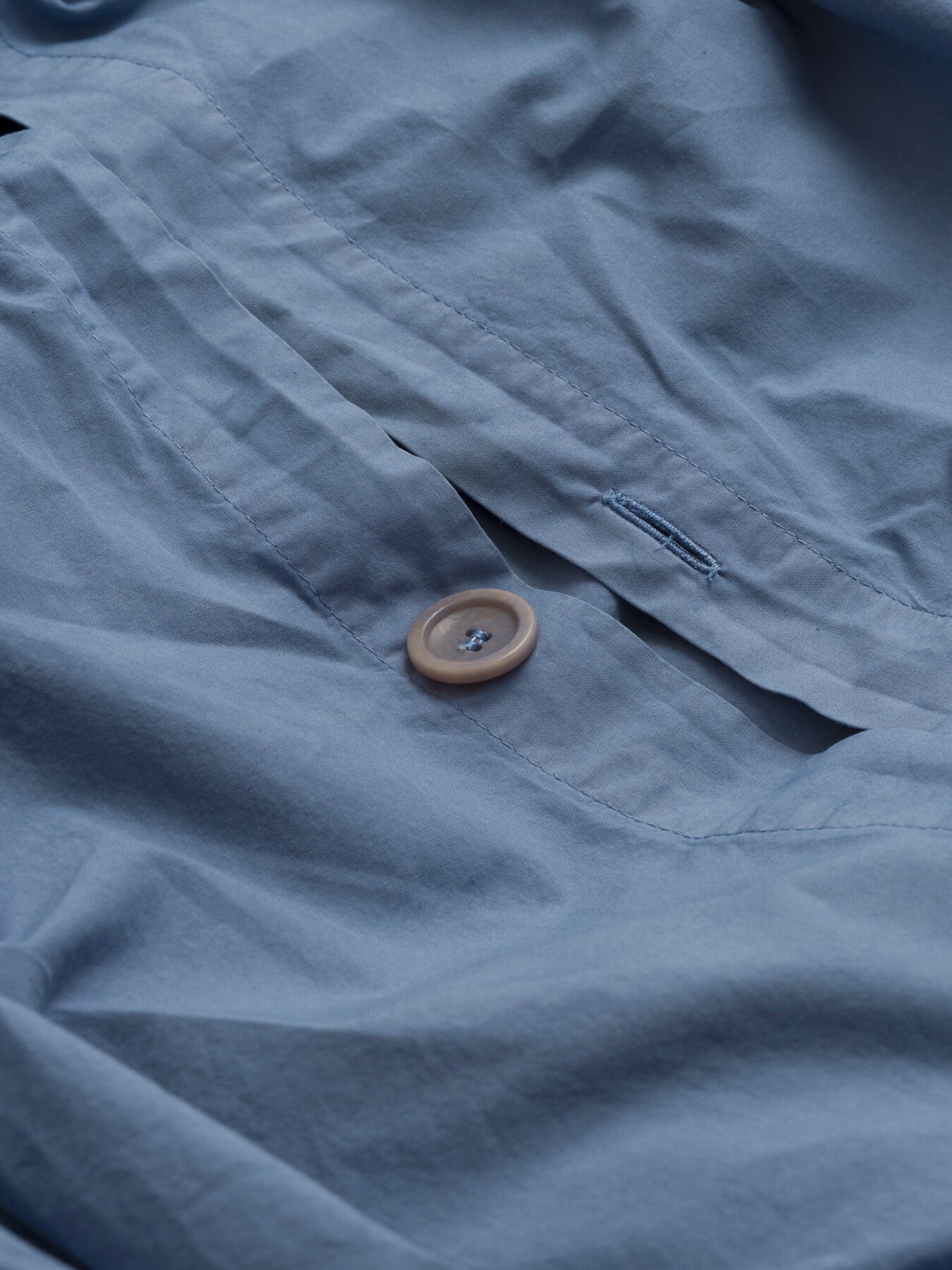 Cove Washed Cotton Percale Duvet Cover