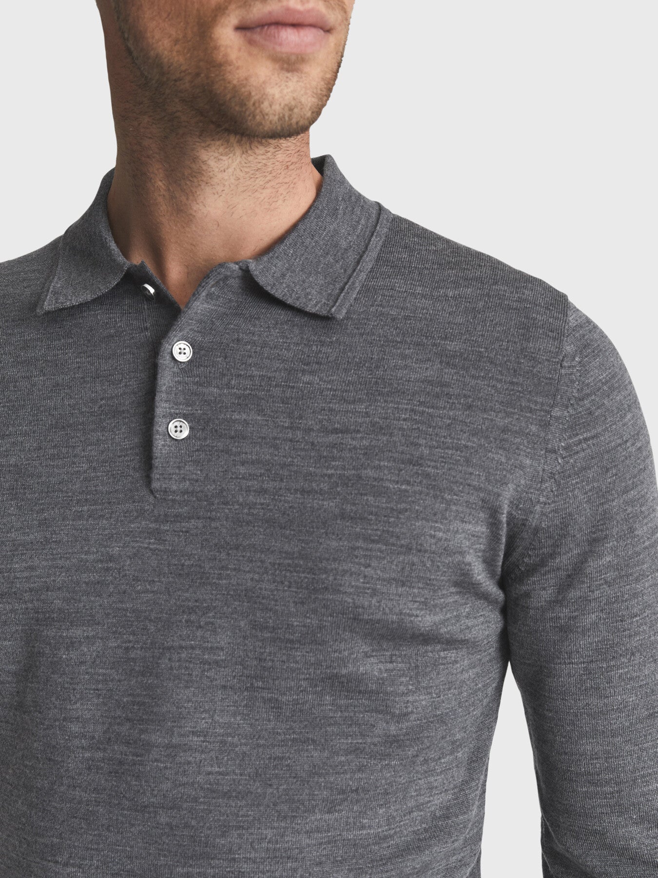Trafford Merino Wool Polo Shirt