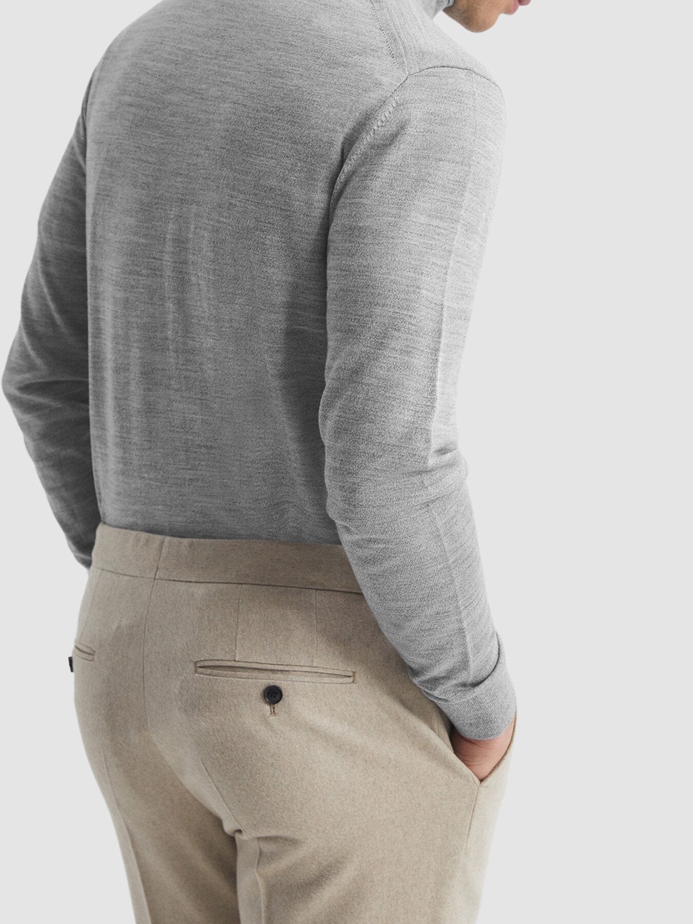 Blackhall Merino Wool Zip Neck Jumper
