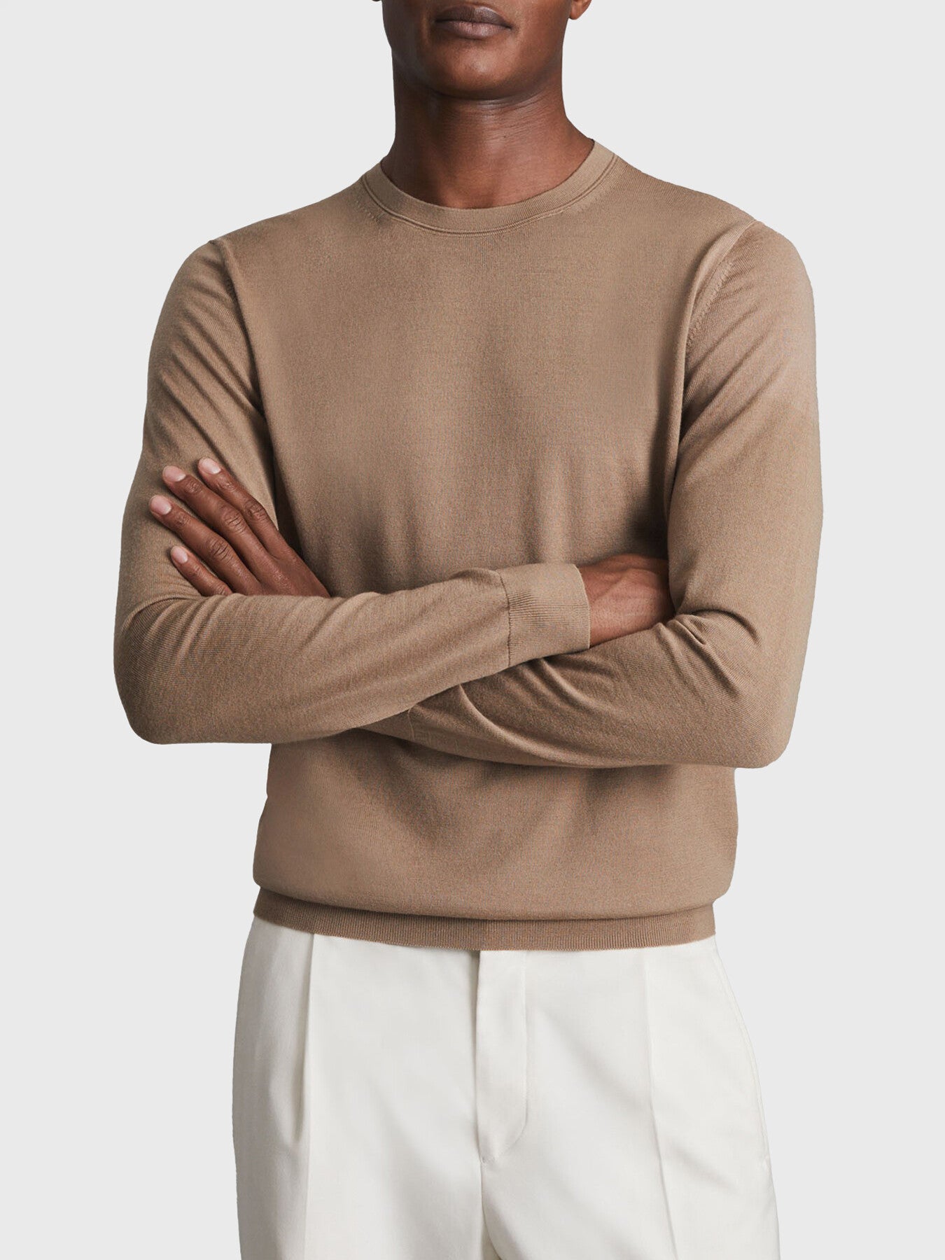 Wessex Merino Wool Crew Neck Jumper