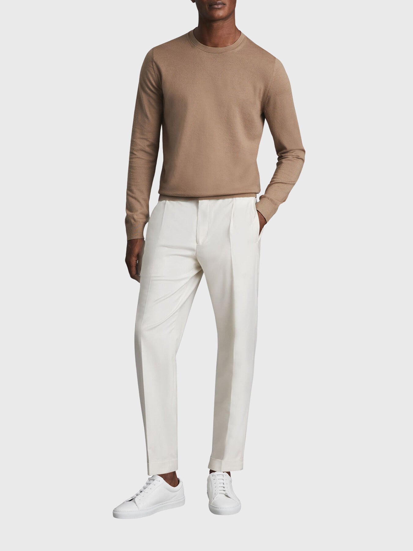 Wessex Merino Wool Crew Neck Jumper