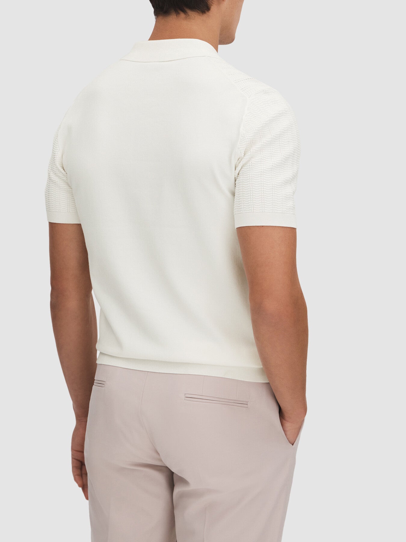 Pascoe Textured Modal Blend Polo Shirt