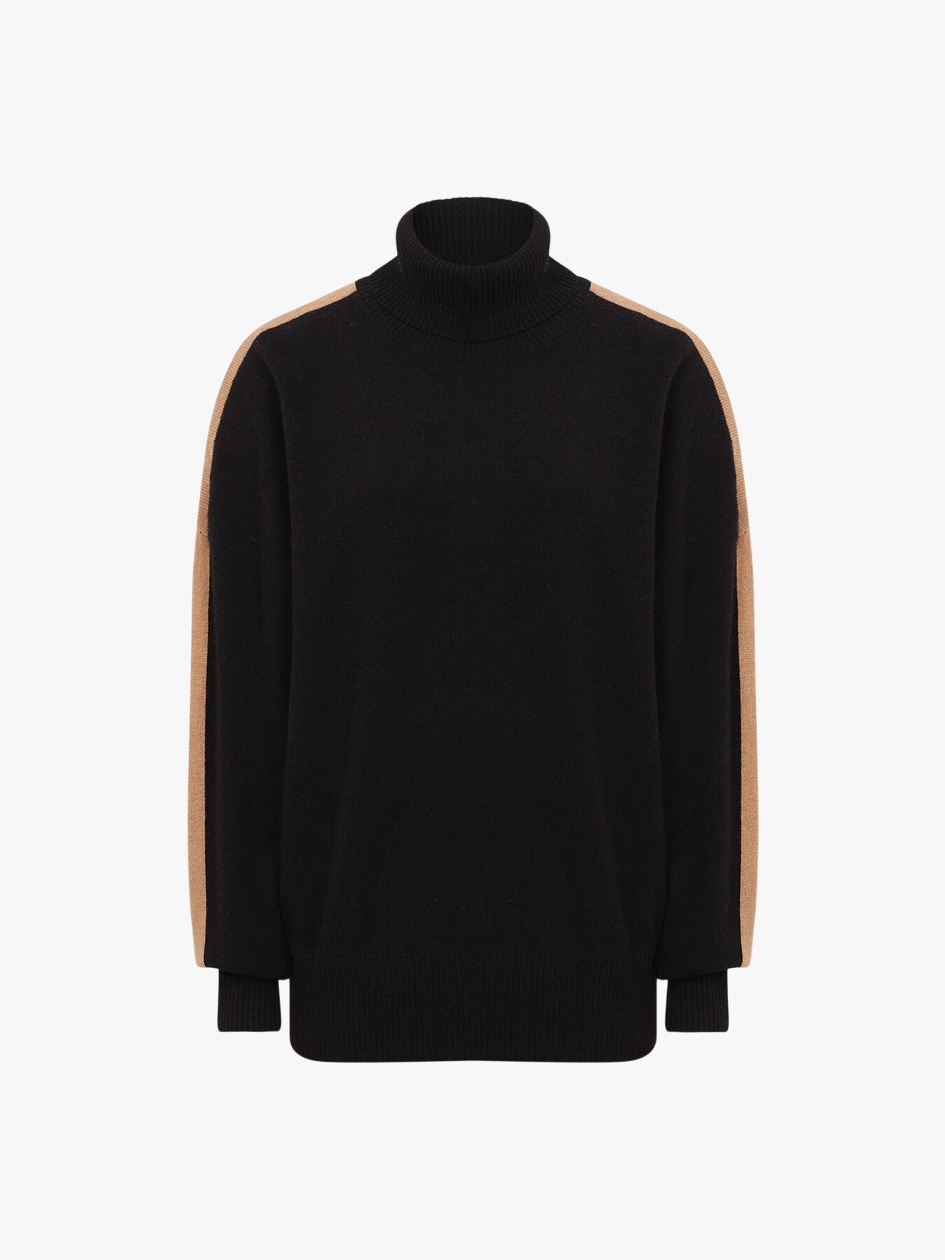 Nova Colourblock Knitted Roll Neck Jumper