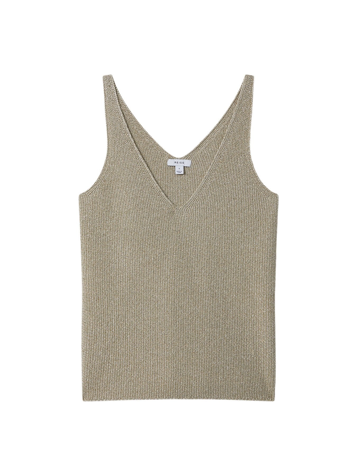 Mika Metallic V-Neck Vest