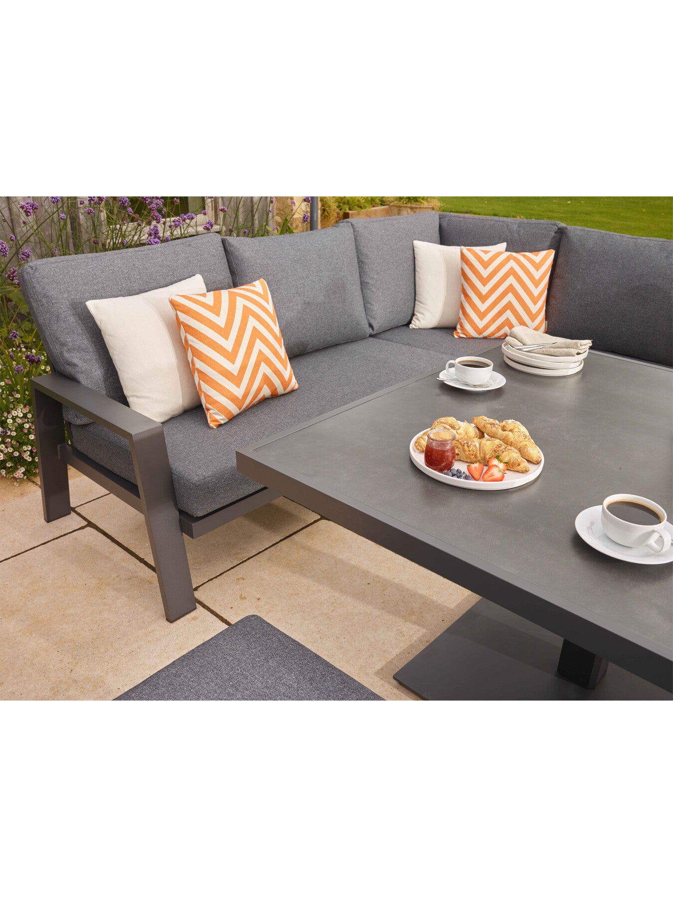 Amsterdam Dining Set with Adjustable Height Table, Corn