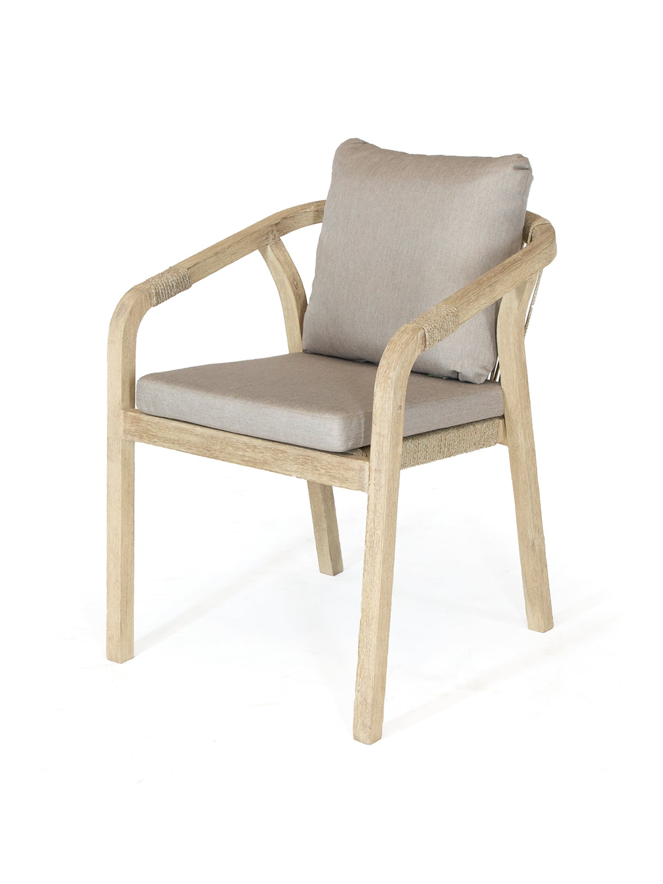 Rope Dining Chair with Seat Pad (Pair)