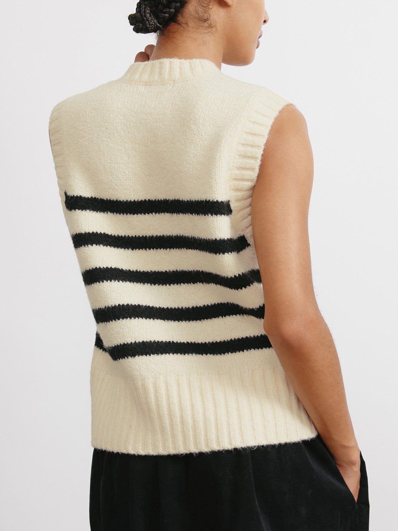 Stripe Button Tank