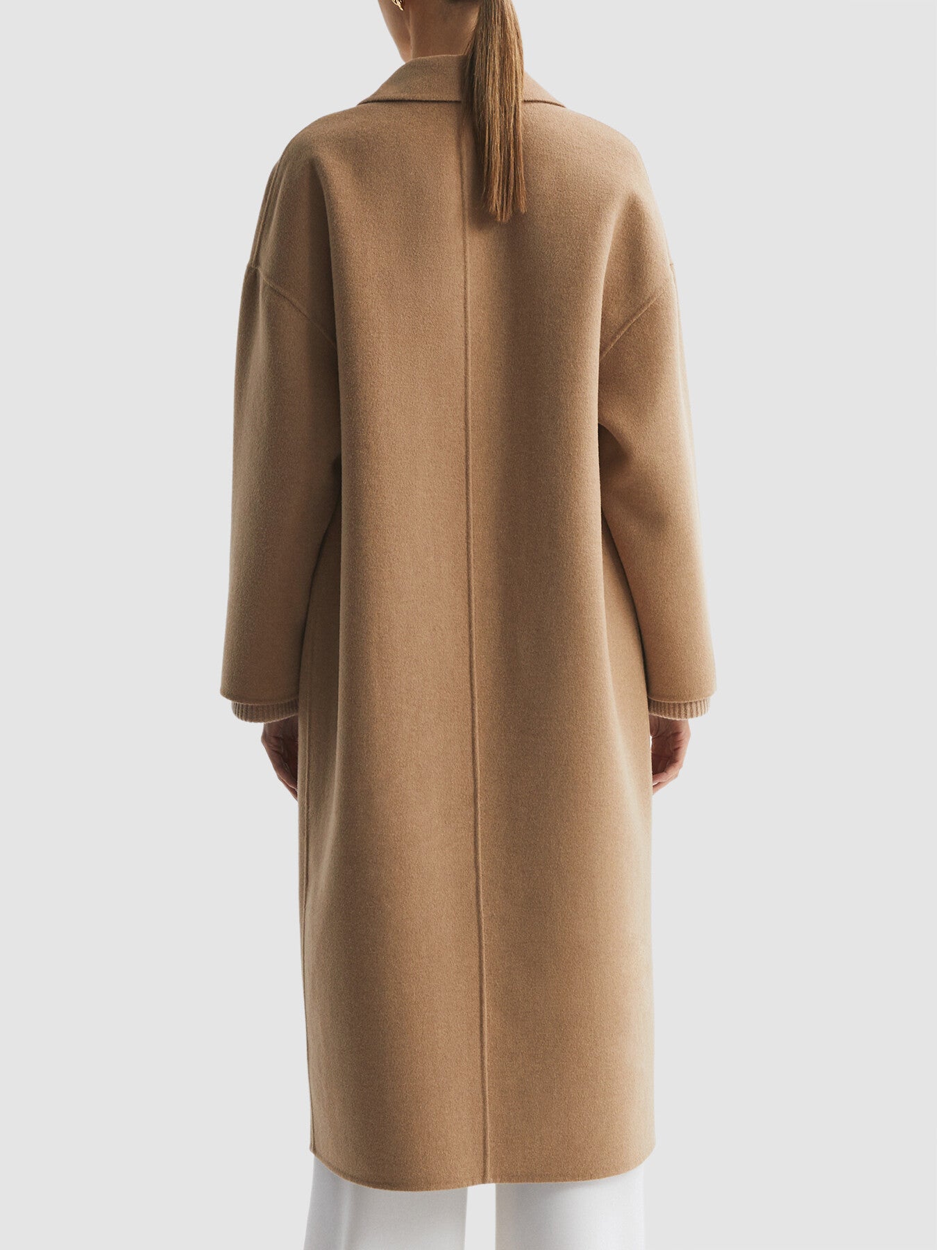 Layah Relaxed Wool Double Breasted Coat