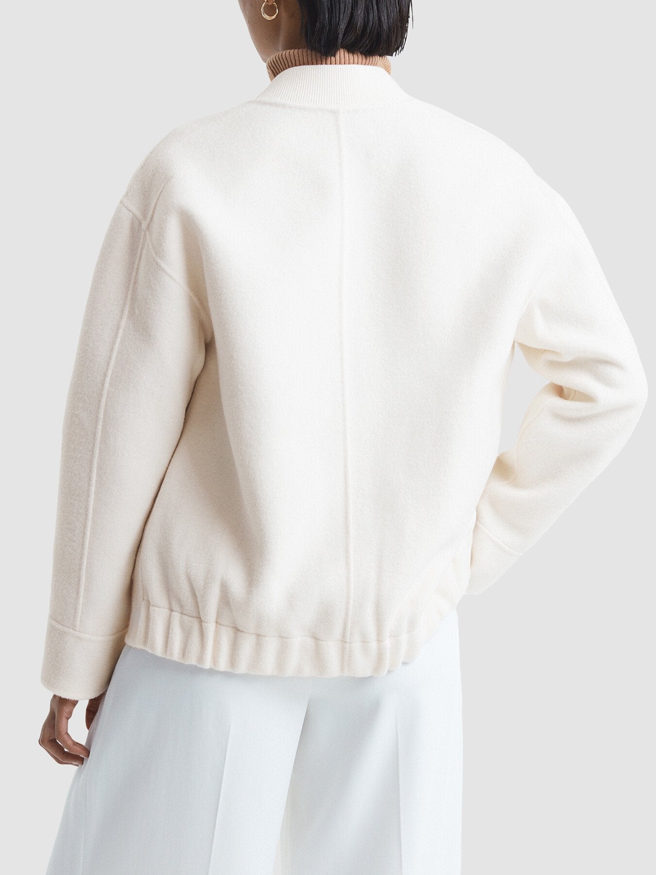 Immy Relaxed Blindseam Bomber Jacket