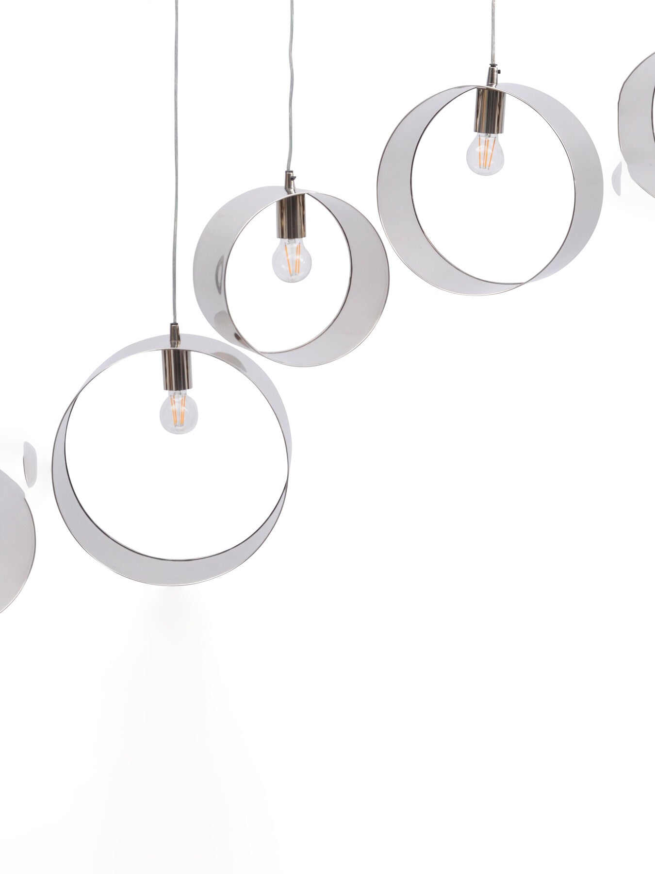 Ara Set Of 3 Ring Pendants E27 60W 3