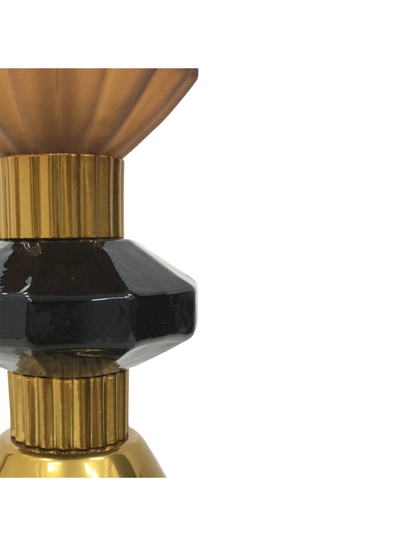 Alena Buttermilk and frosted glass pendant E27 60W