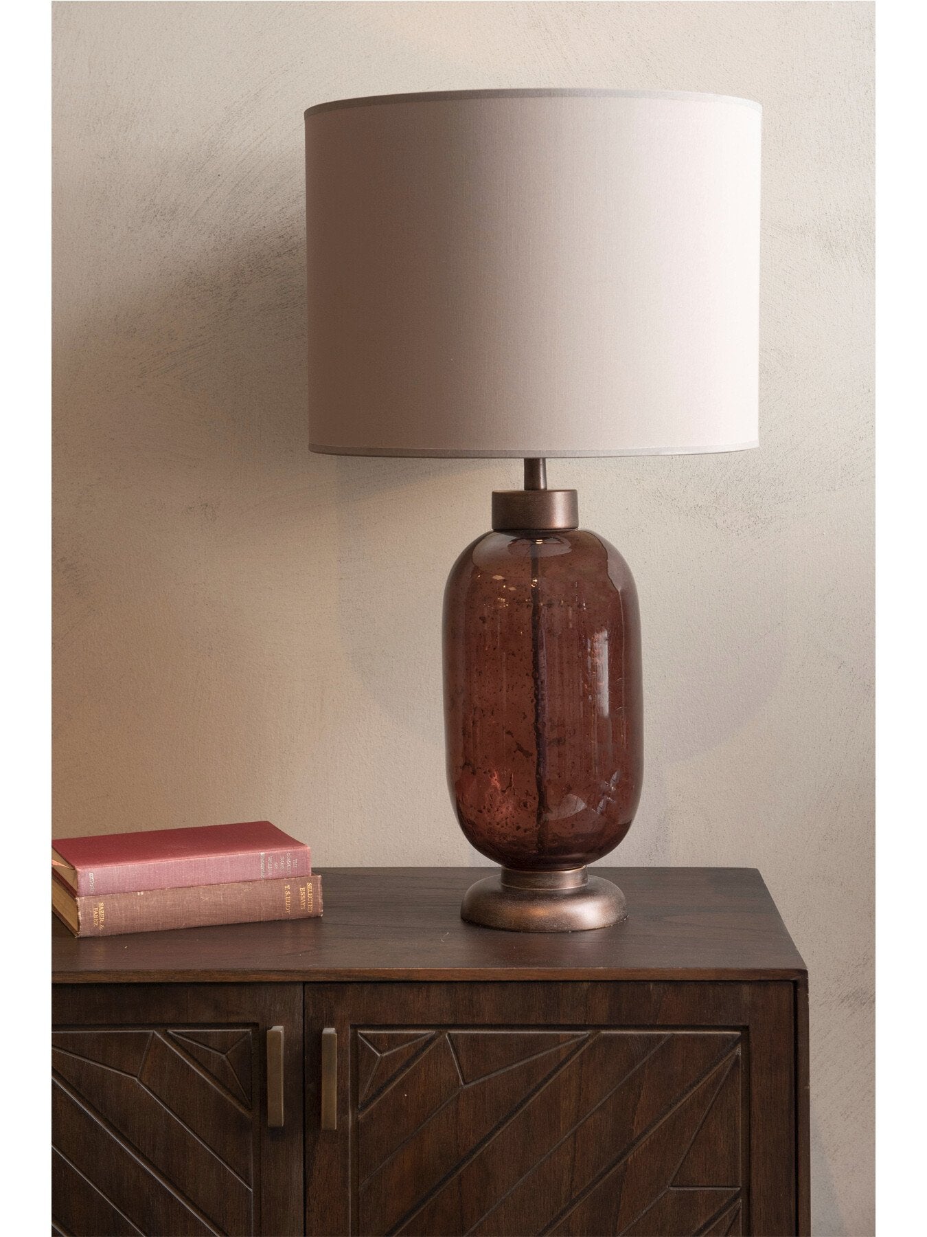 Mulberry Glass Lamp Base (Base Only) - E27 40W 16