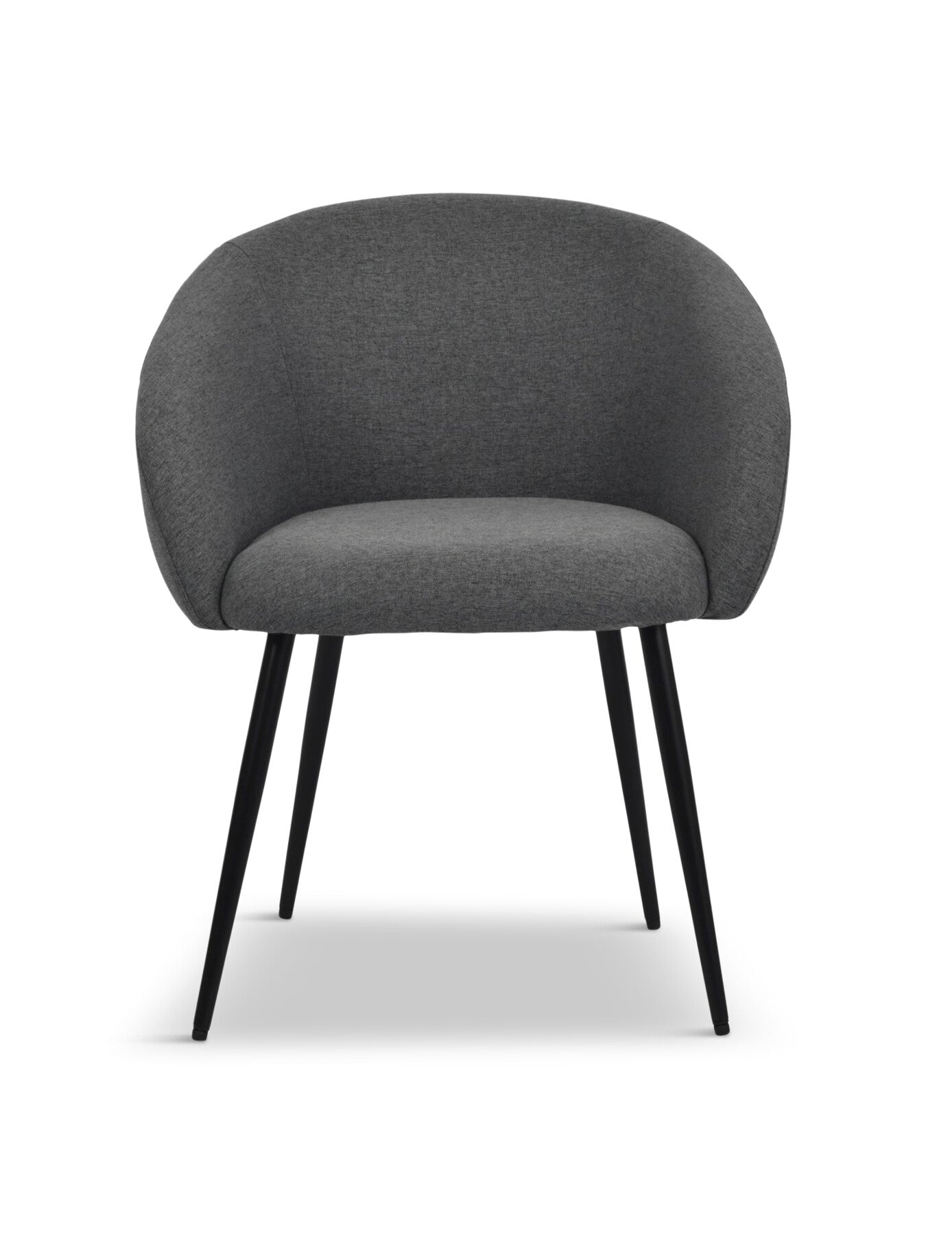 Langley Dining Chair in Smoke Fabric