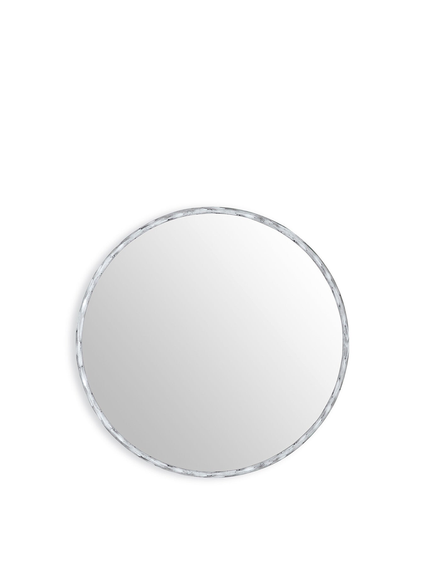 Patterdale Round Mirror White 90cm diameter