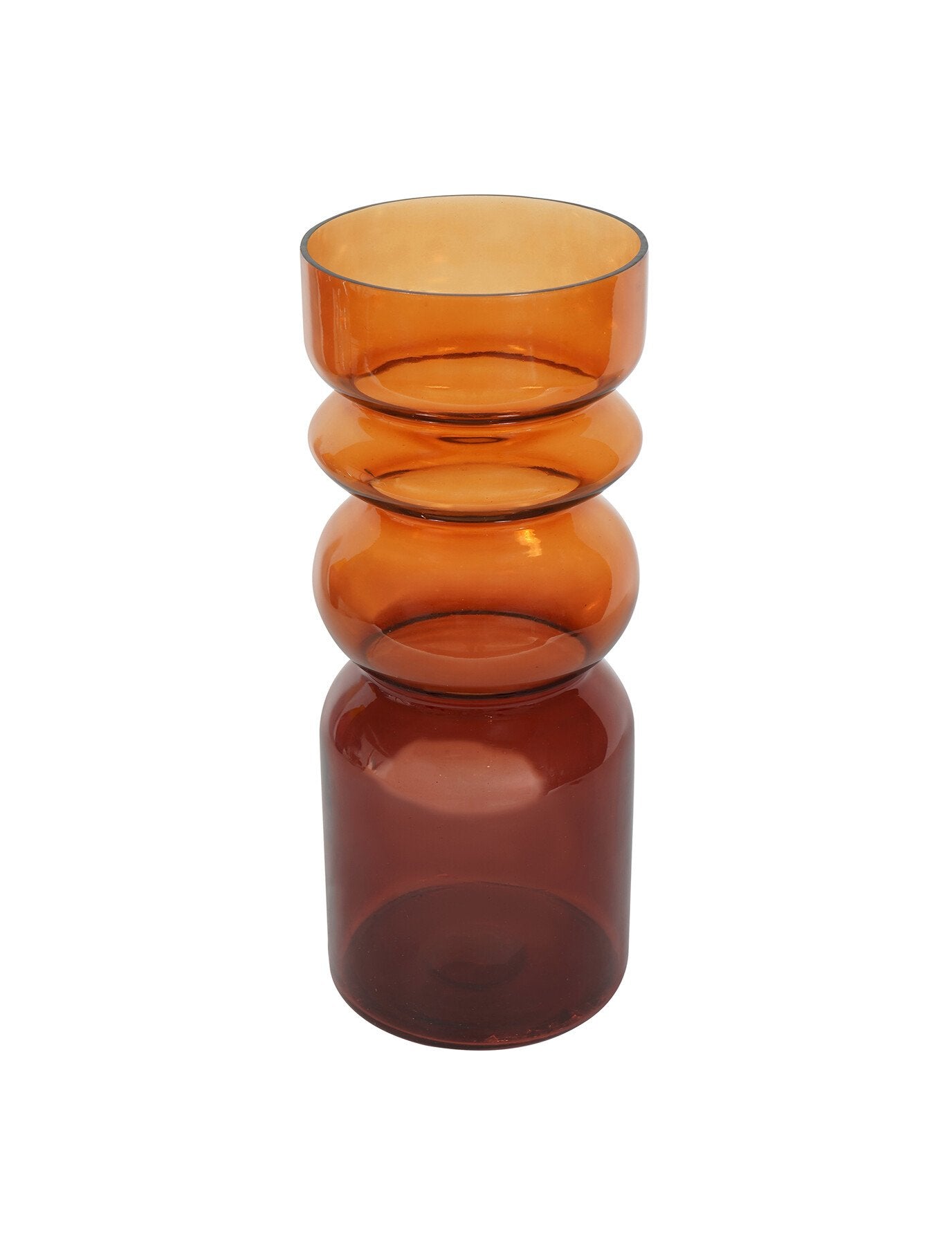 Elise Dusk Tones Ombre Large Glass Vase 45cm