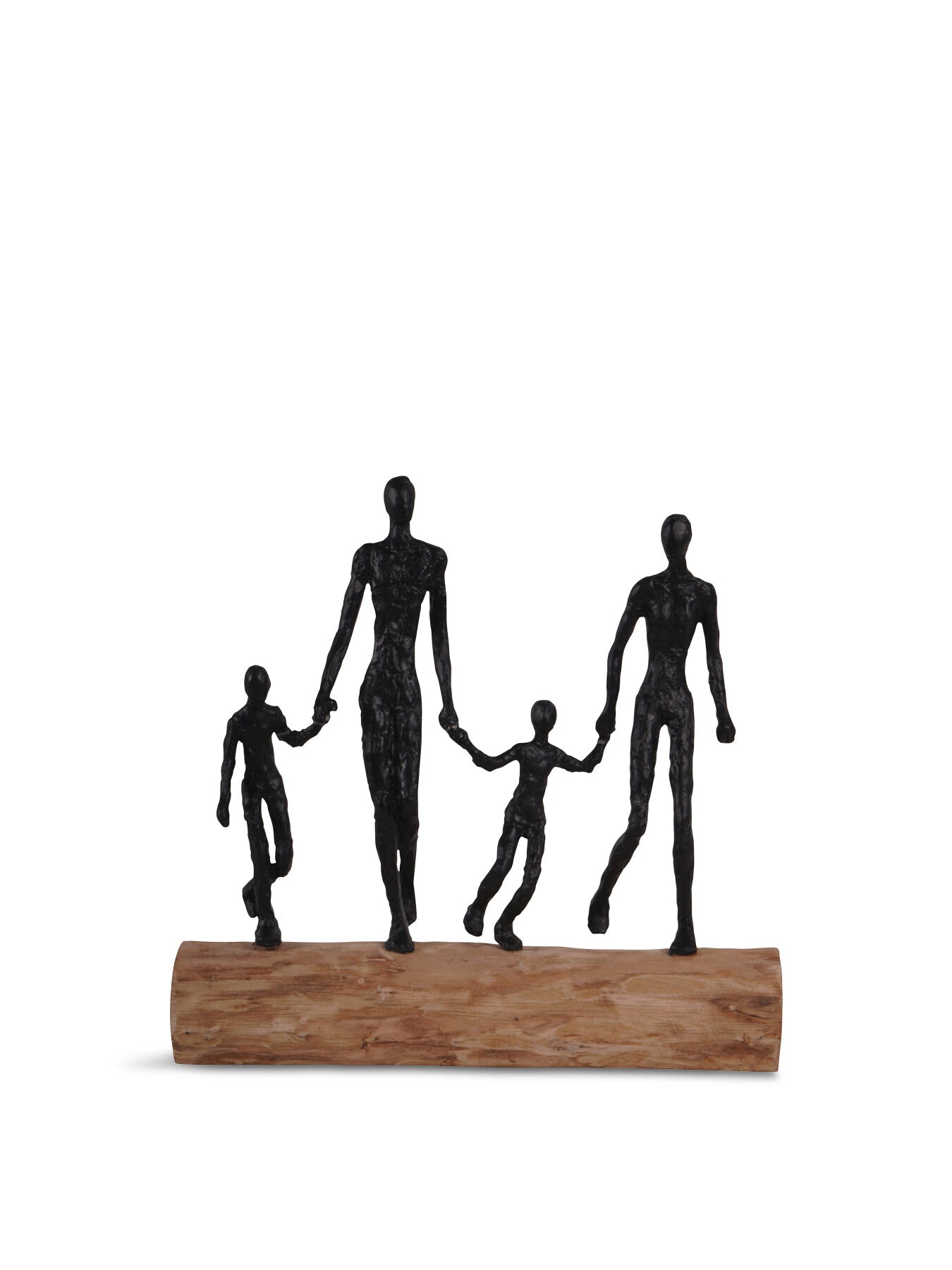 Loving Family on Wooden Stand