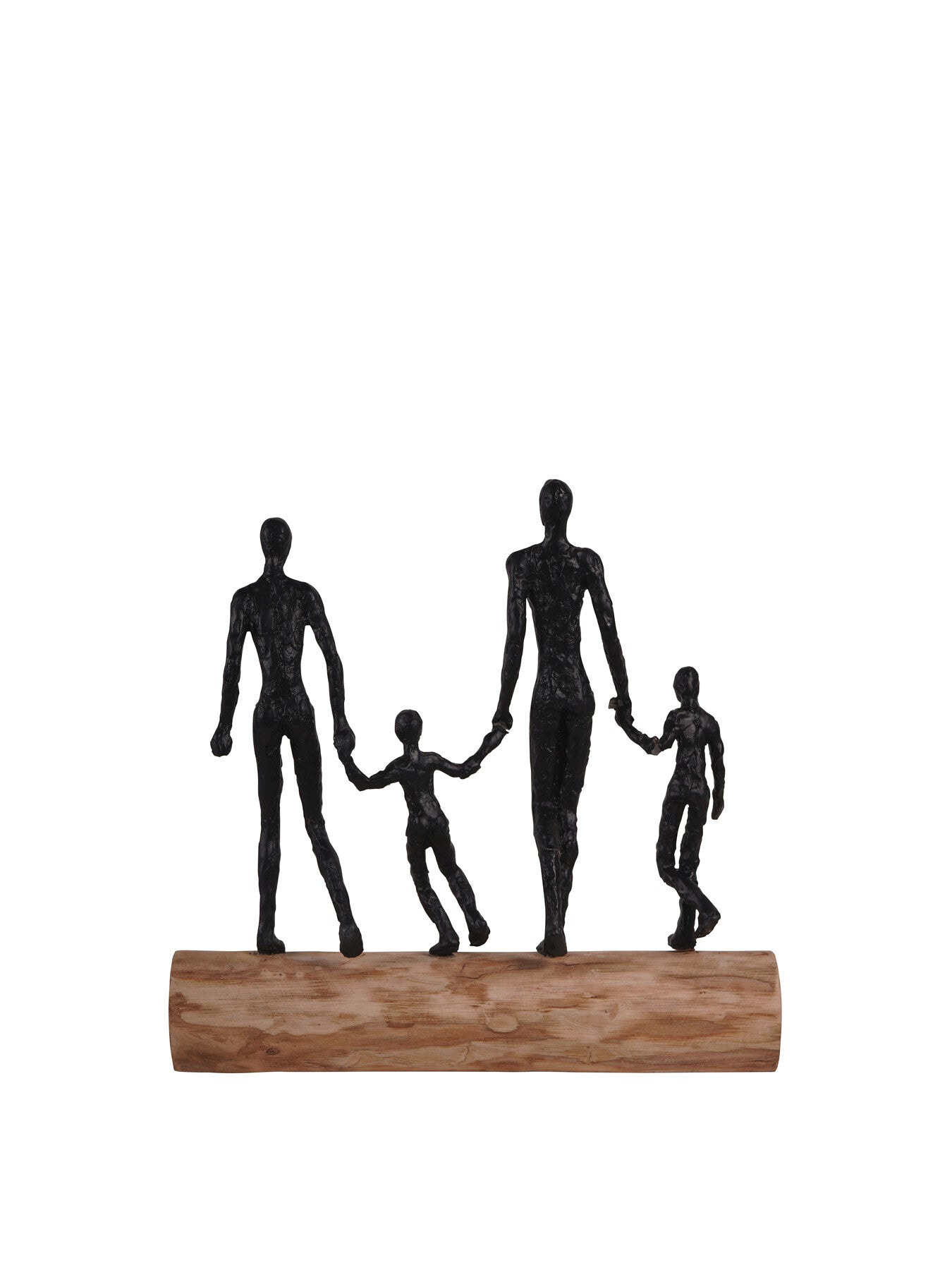 Loving Family on Wooden Stand