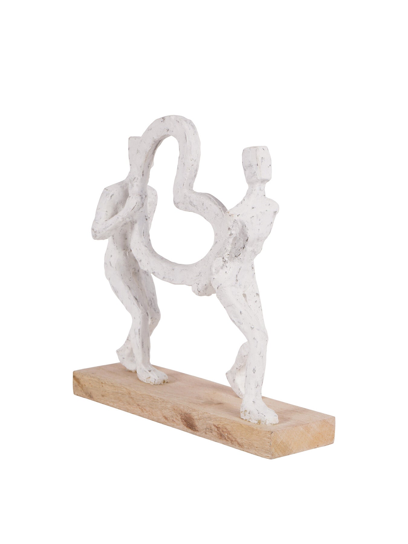 Couple Holding Heart White