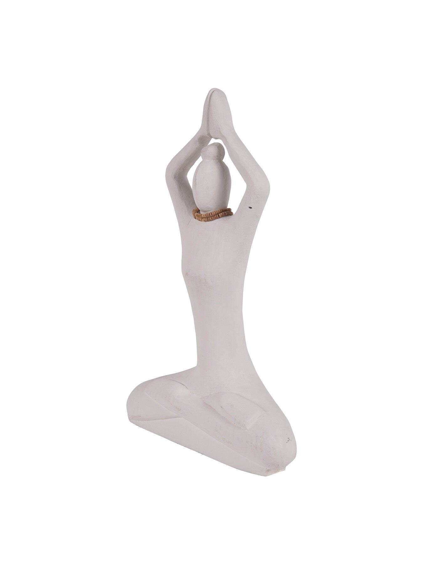 Hand Carved Yoga Lady Large