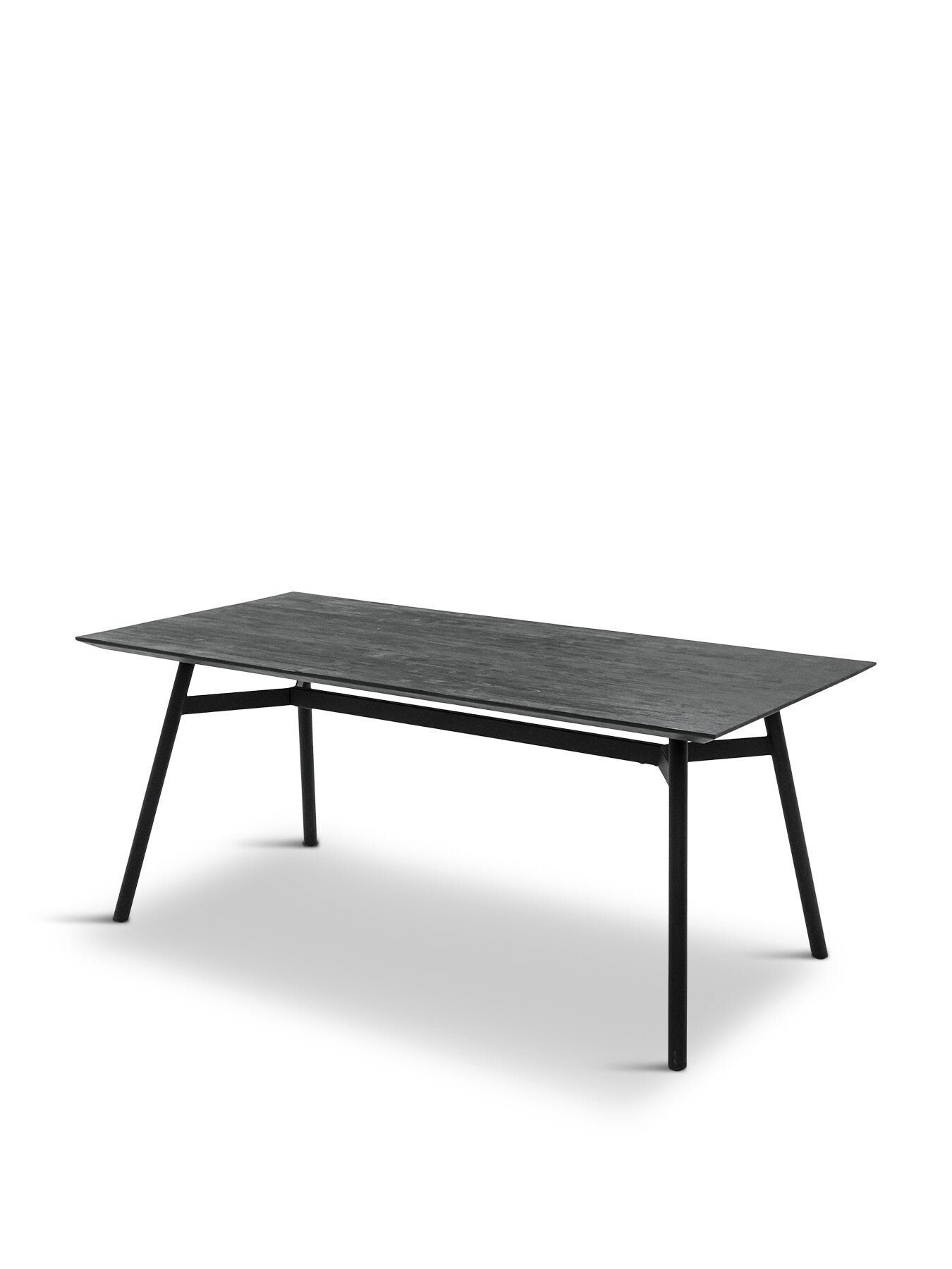 Bronks Black Fixed Dining Table 180cm