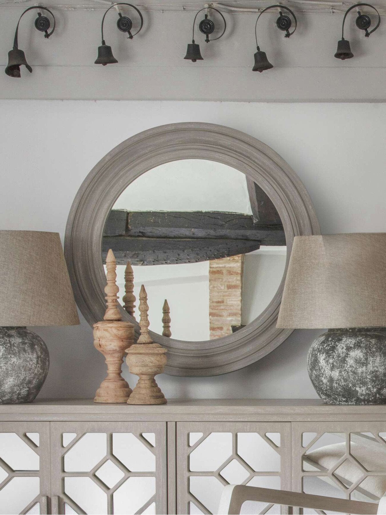 Barnabus Round Mirror 90cm