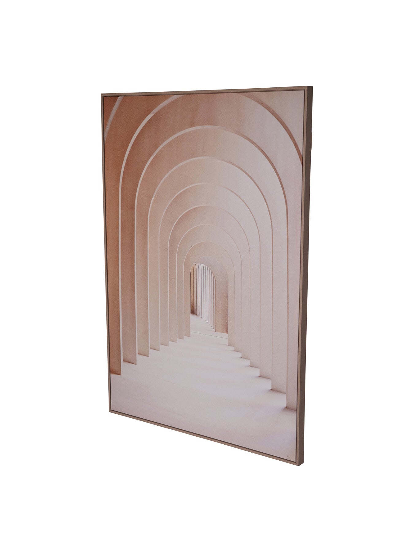 Distant Arches Framed Canvas