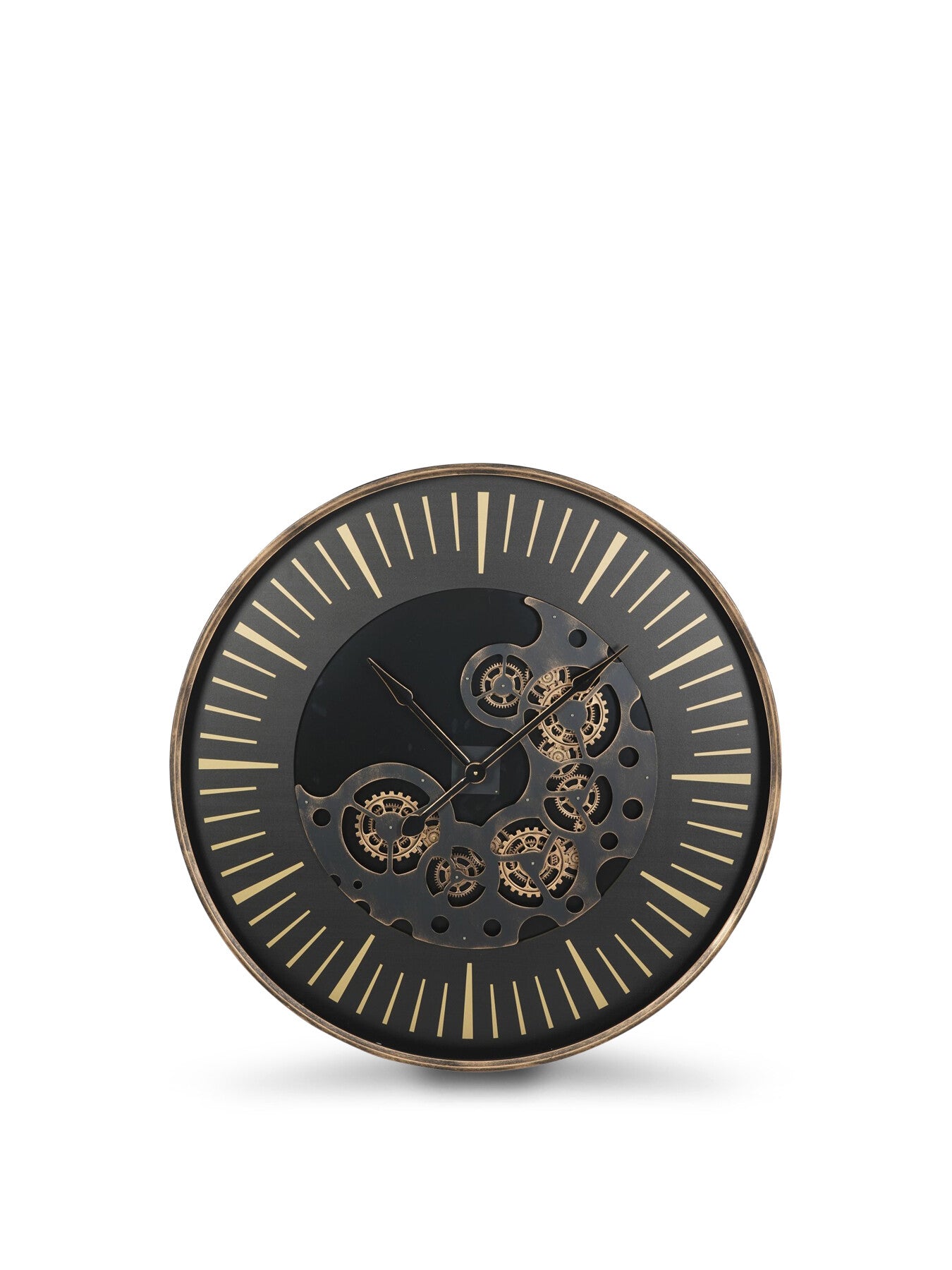 Palladium Wall Clock with moving Dials 100cm