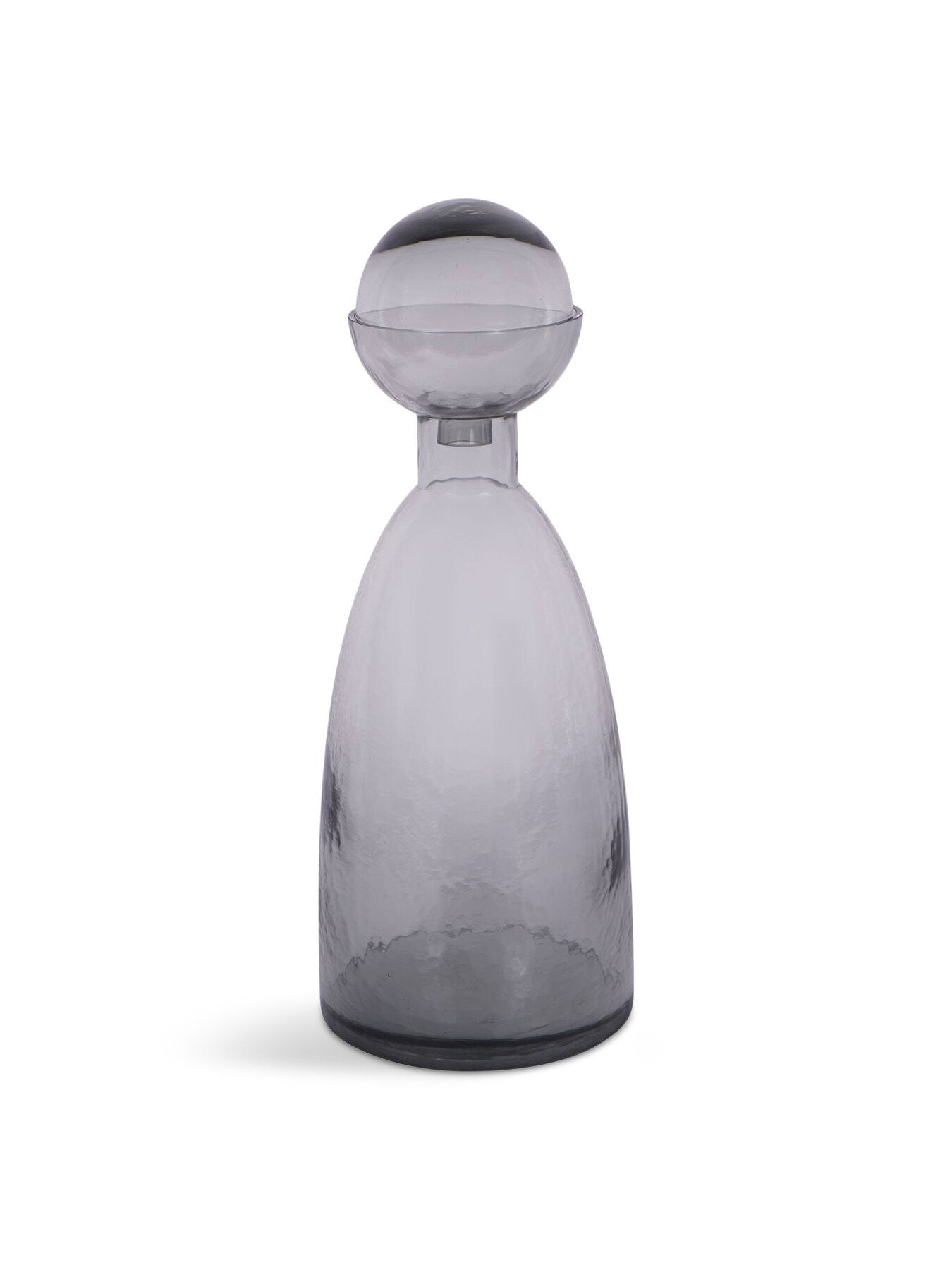 Vitrum Smoked Bottle Vase 43cm