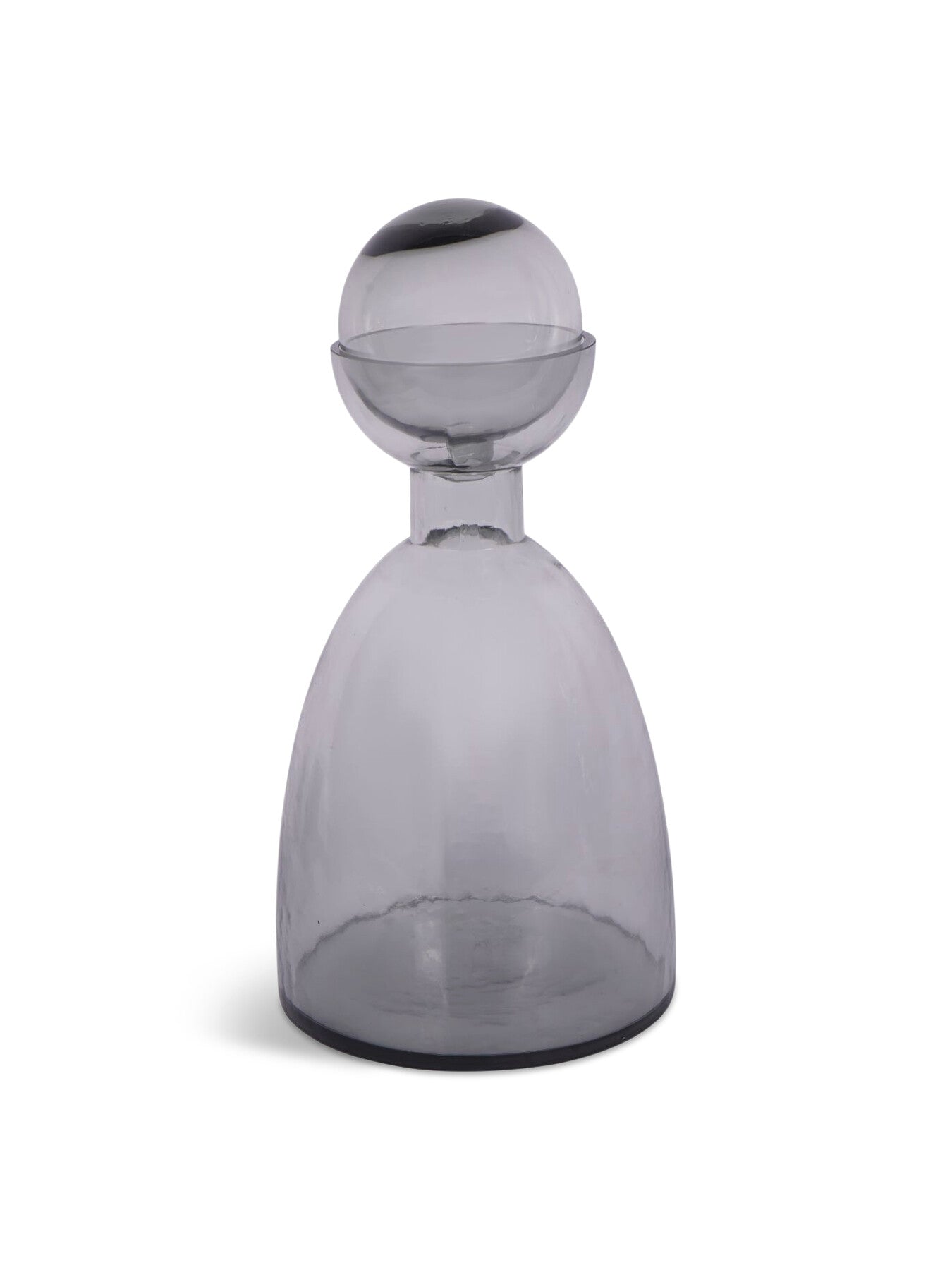 Vitrum Smoked Bottle Vase 37cm