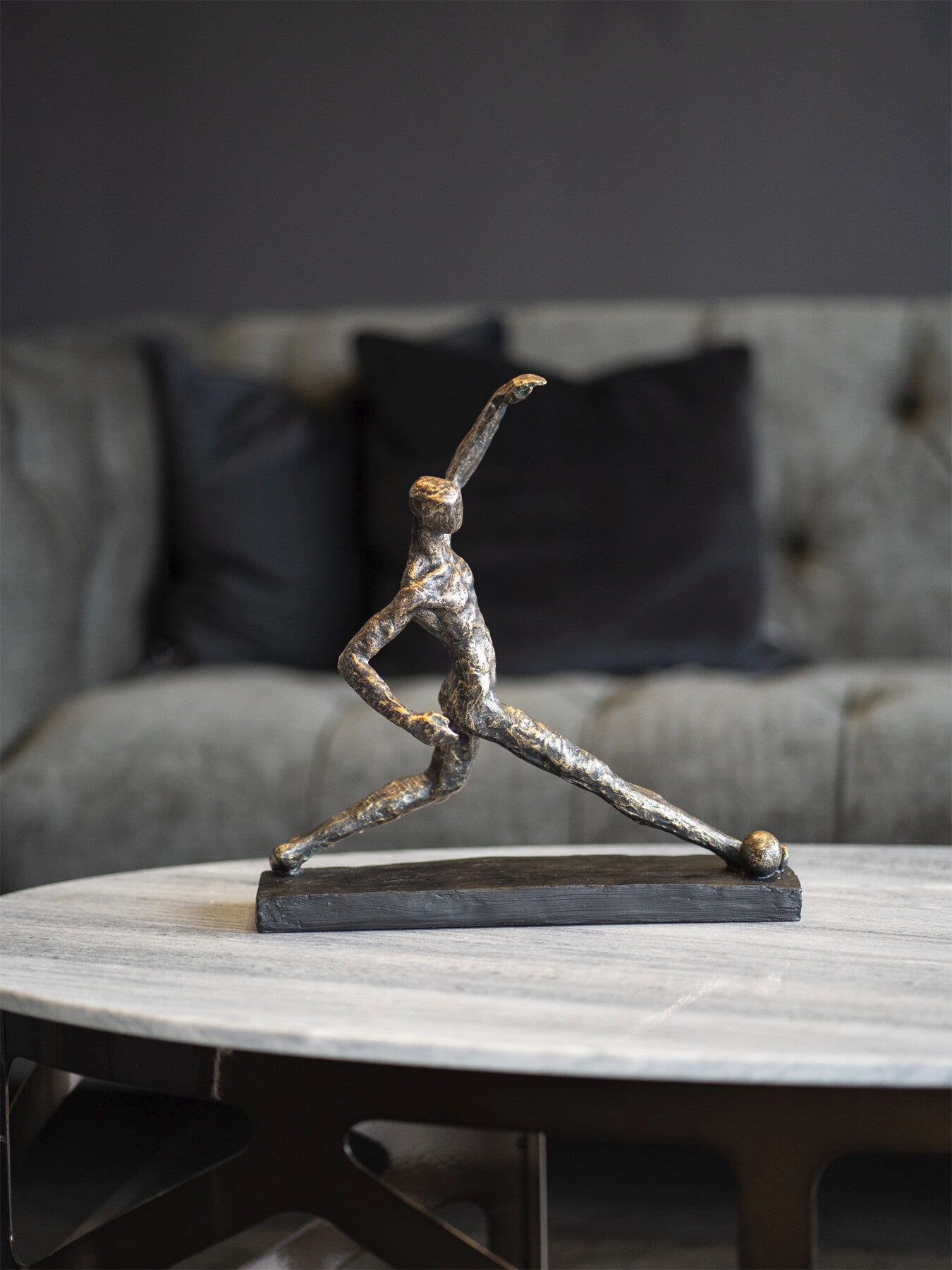 Football Player Sculpture
