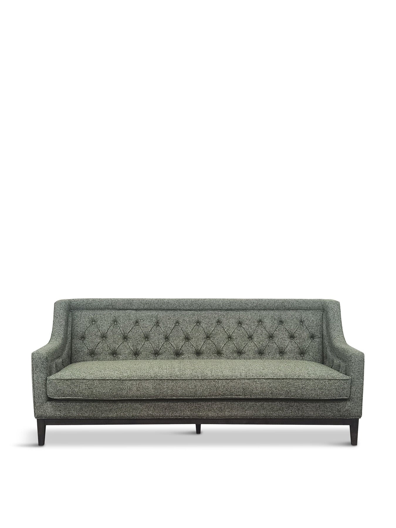 Theodore Buttoned Sofa Forest Green