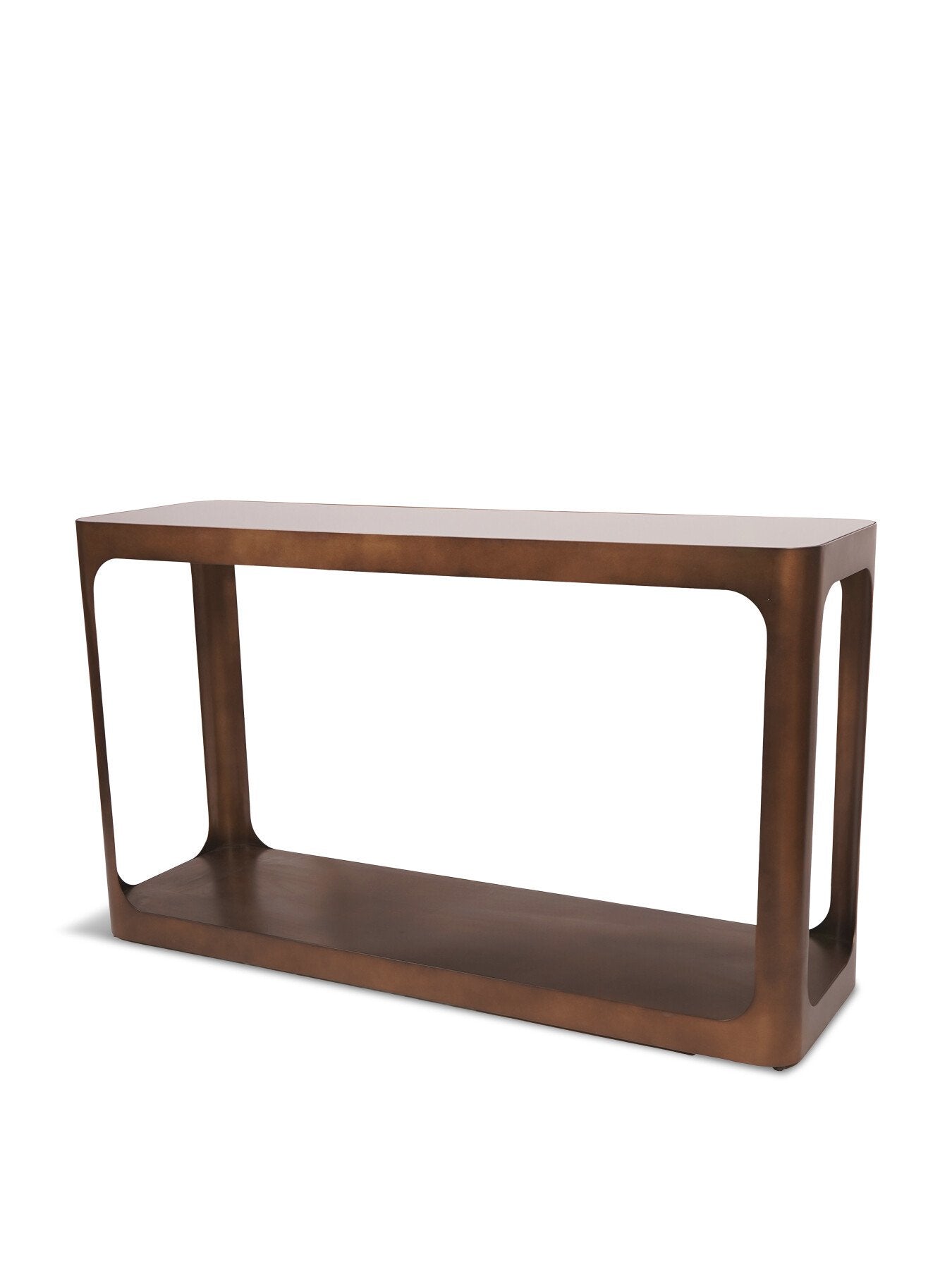 Thorpe Metal and Glass Console Table