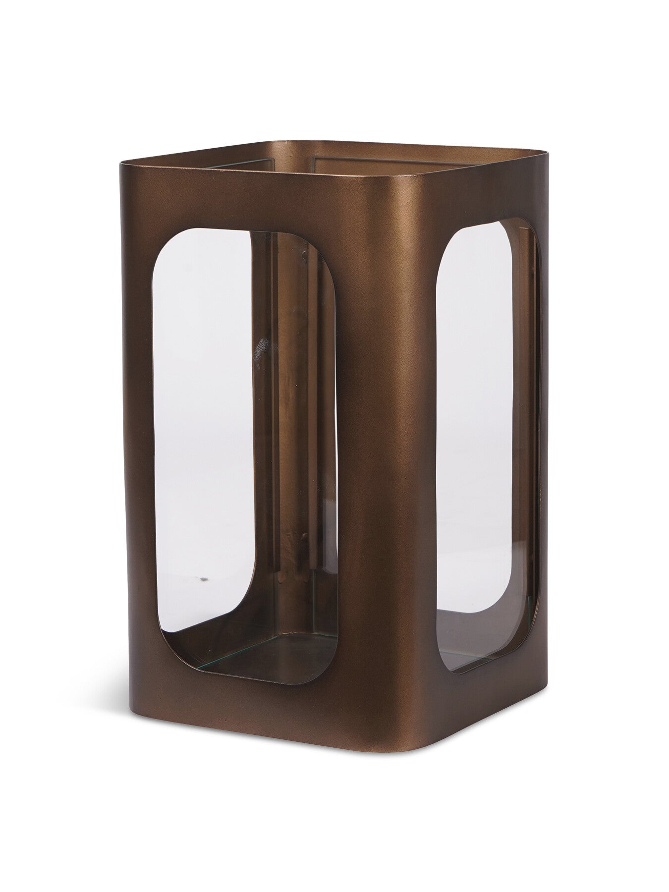 Thorpe Metal and Glass Hurricane Small 28cm