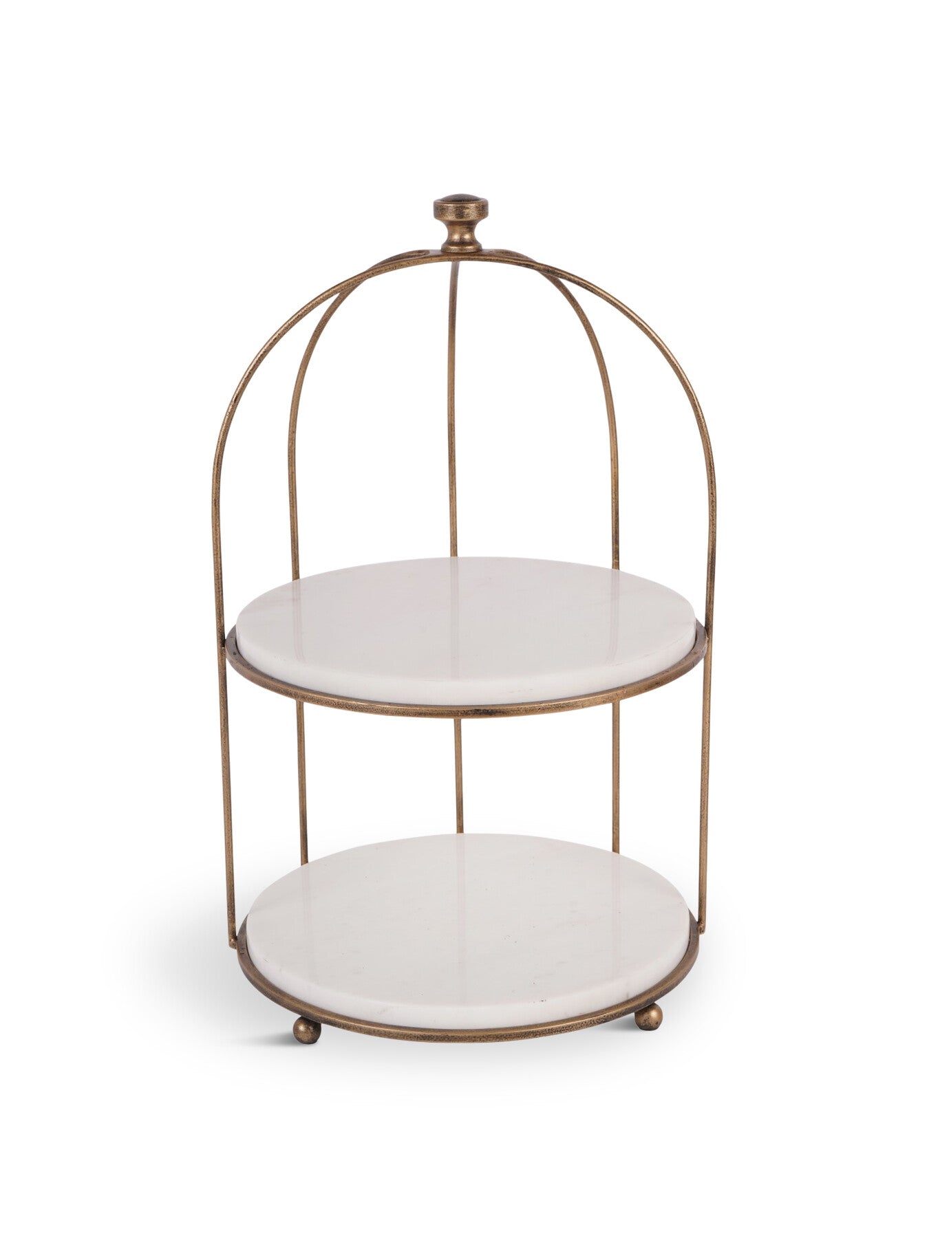 Belvedere Aged Two Tiered Stand