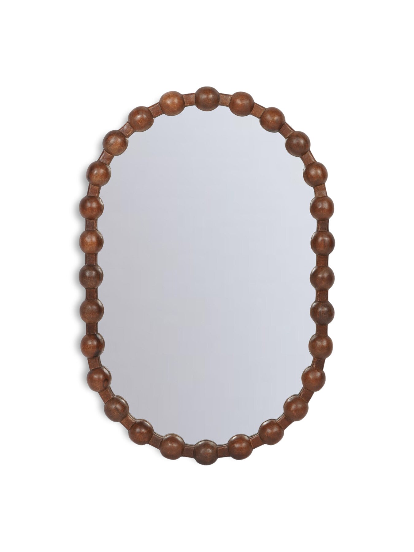 Carmel Oval Wooden Carved Mirror
