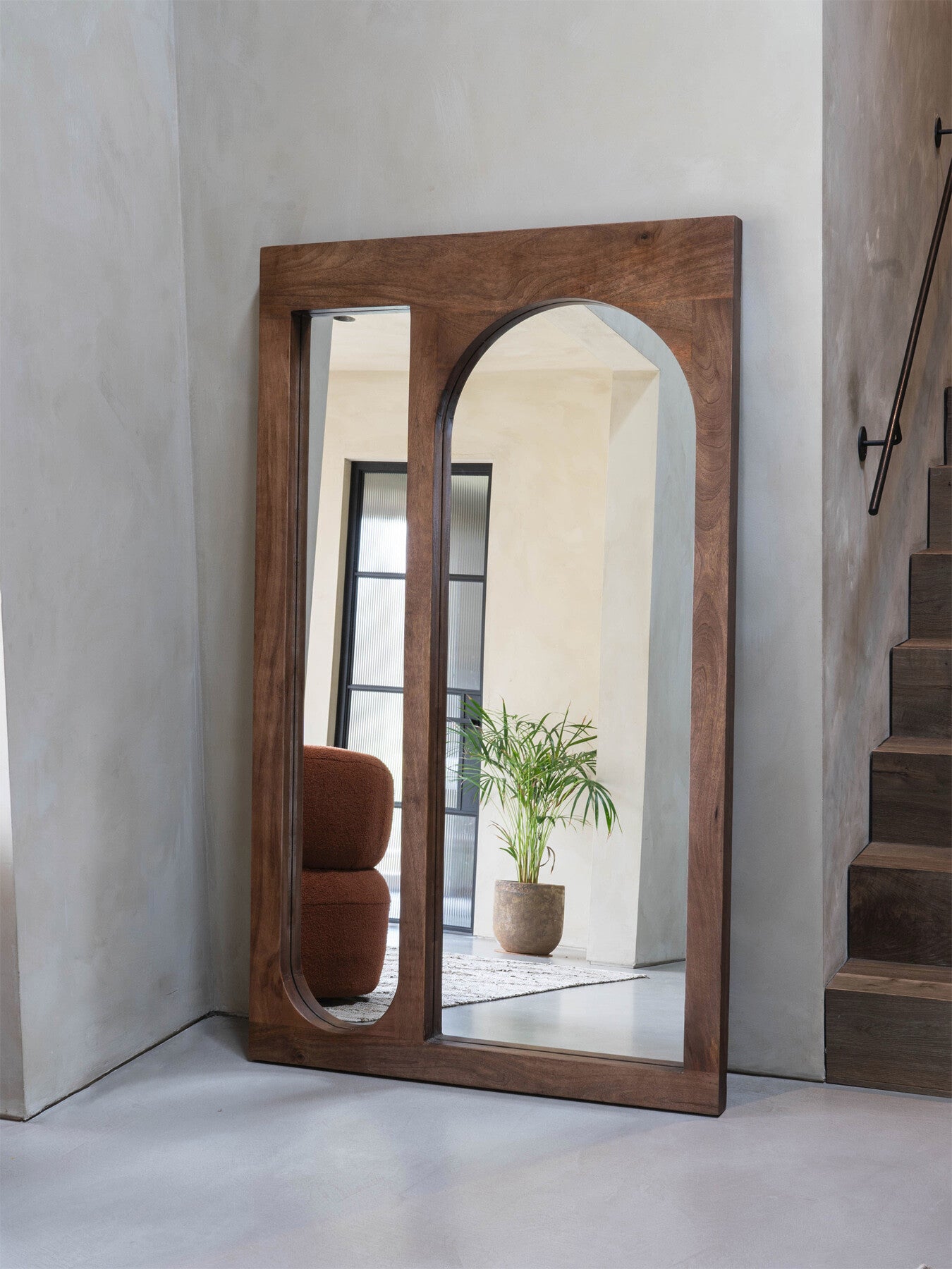 Monterey Wooden Floor Standing Mirror